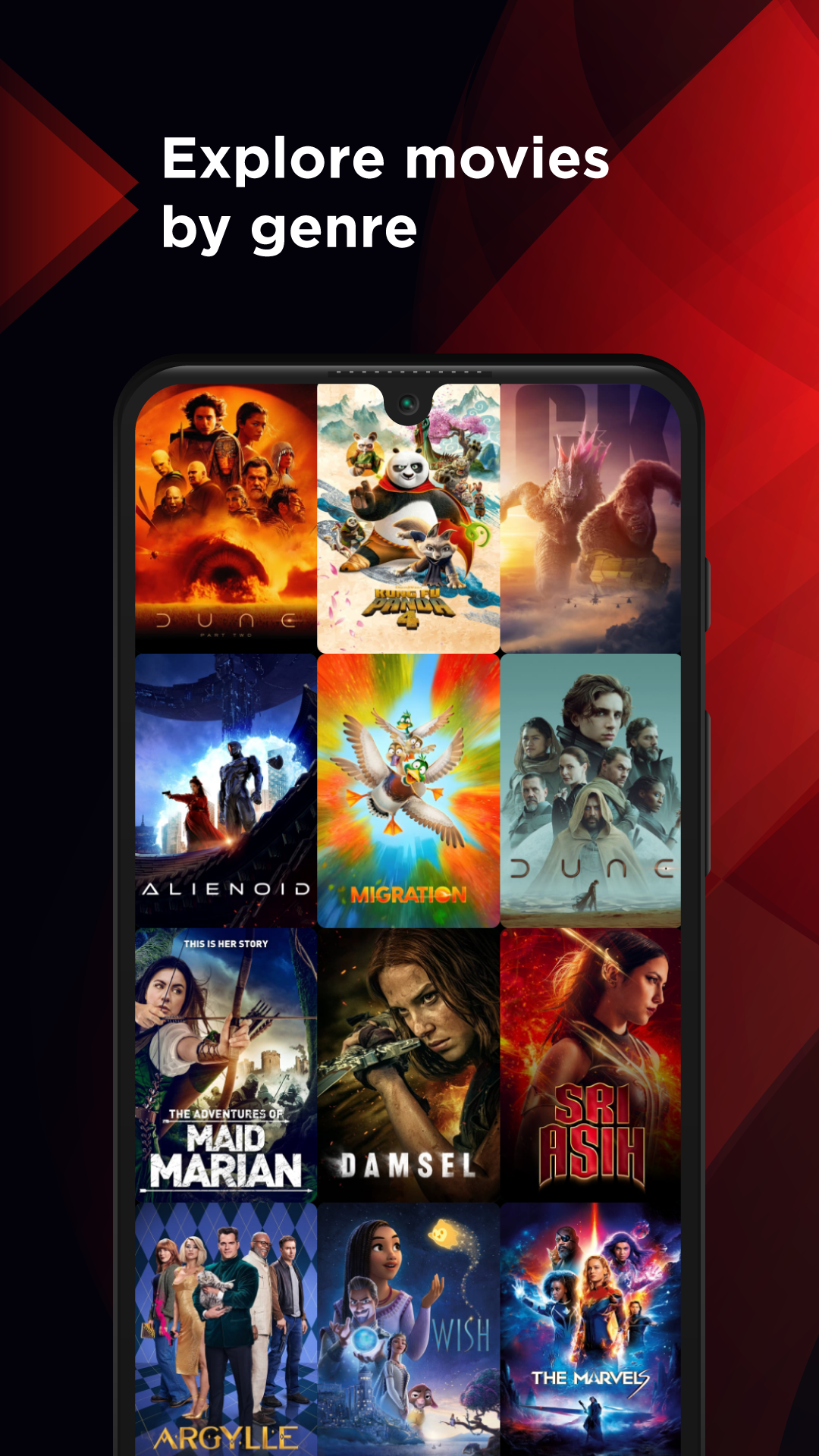 اسکرین شات 3 برنامه Movie Trailers