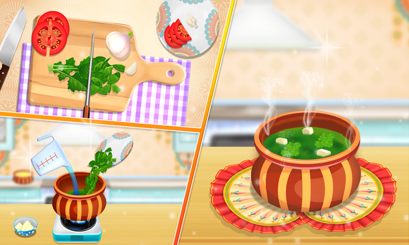 اسکرین شات 2 بازی Indian Food Chef Cooking Games