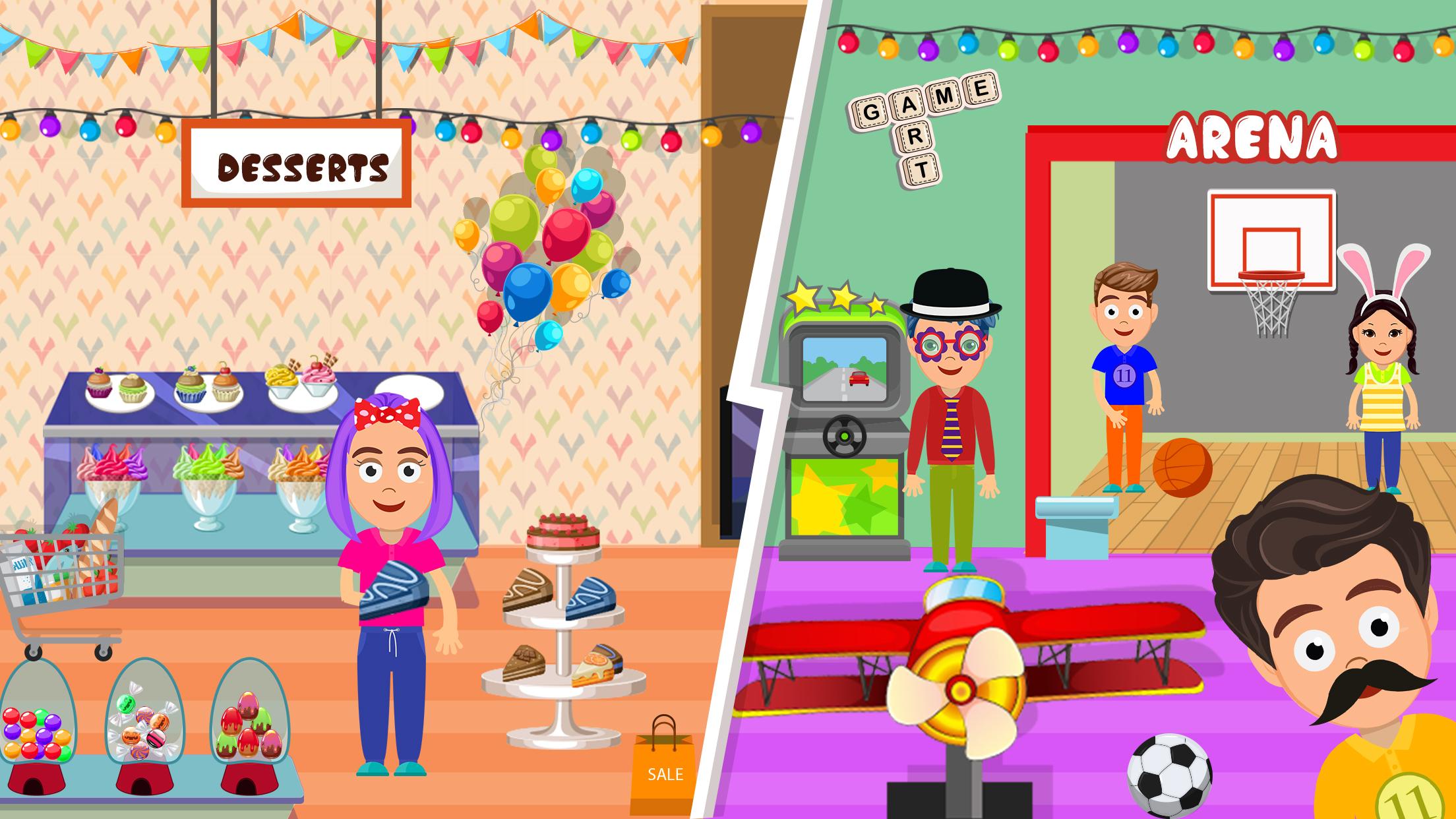 اسکرین شات 4 بازی Pretend Play My Shopping Mall