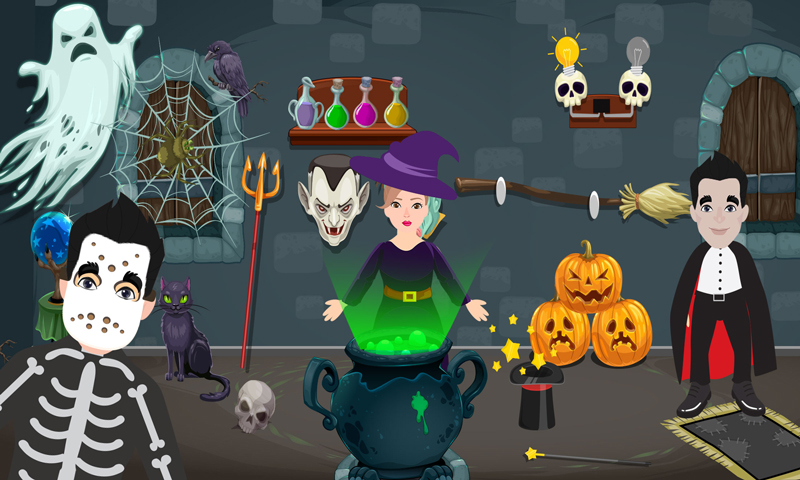 اسکرین شات 1 بازی Pretend Play Halloween Party