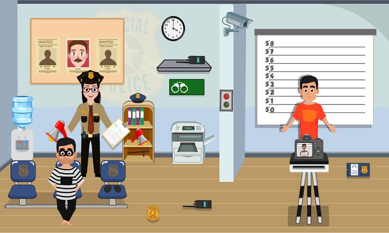 اسکرین شات 1 بازی Pretend Play My Police Officer