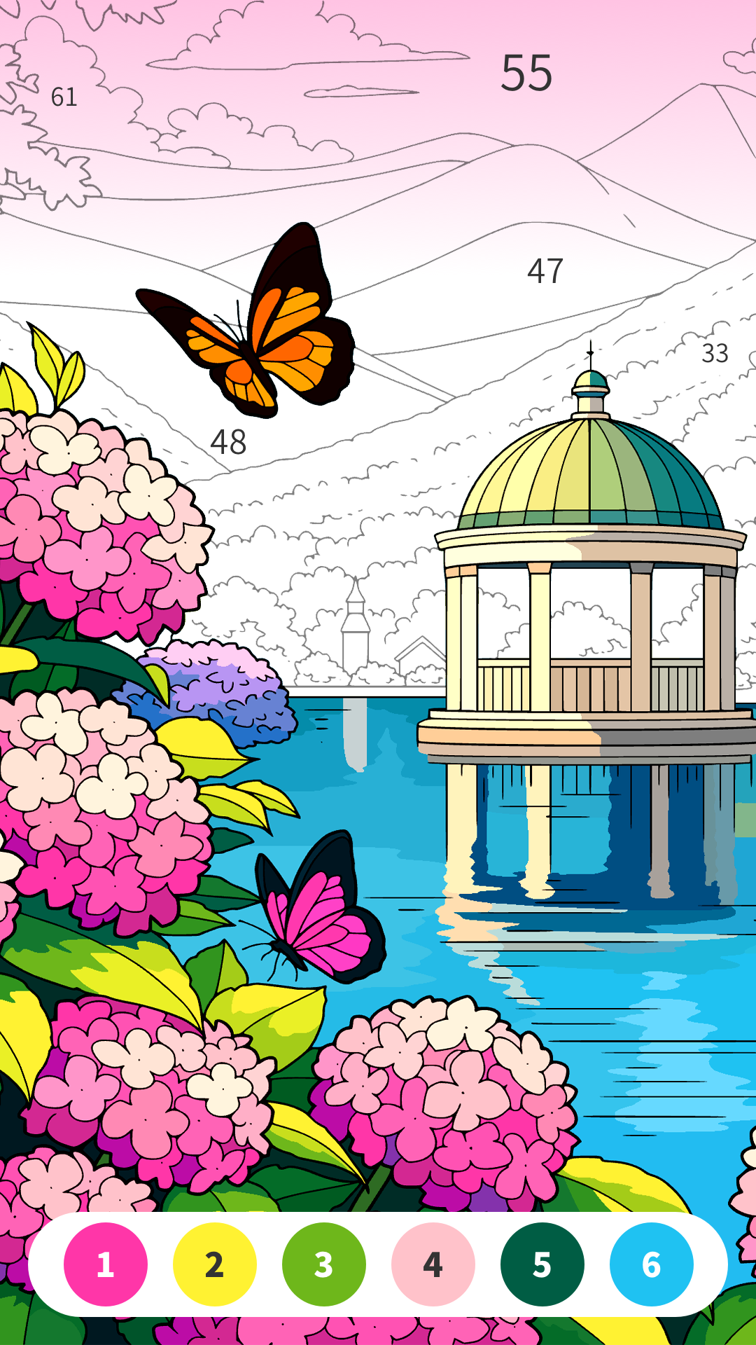 اسکرین شات 6 بازی Art Color:Color by Number Game