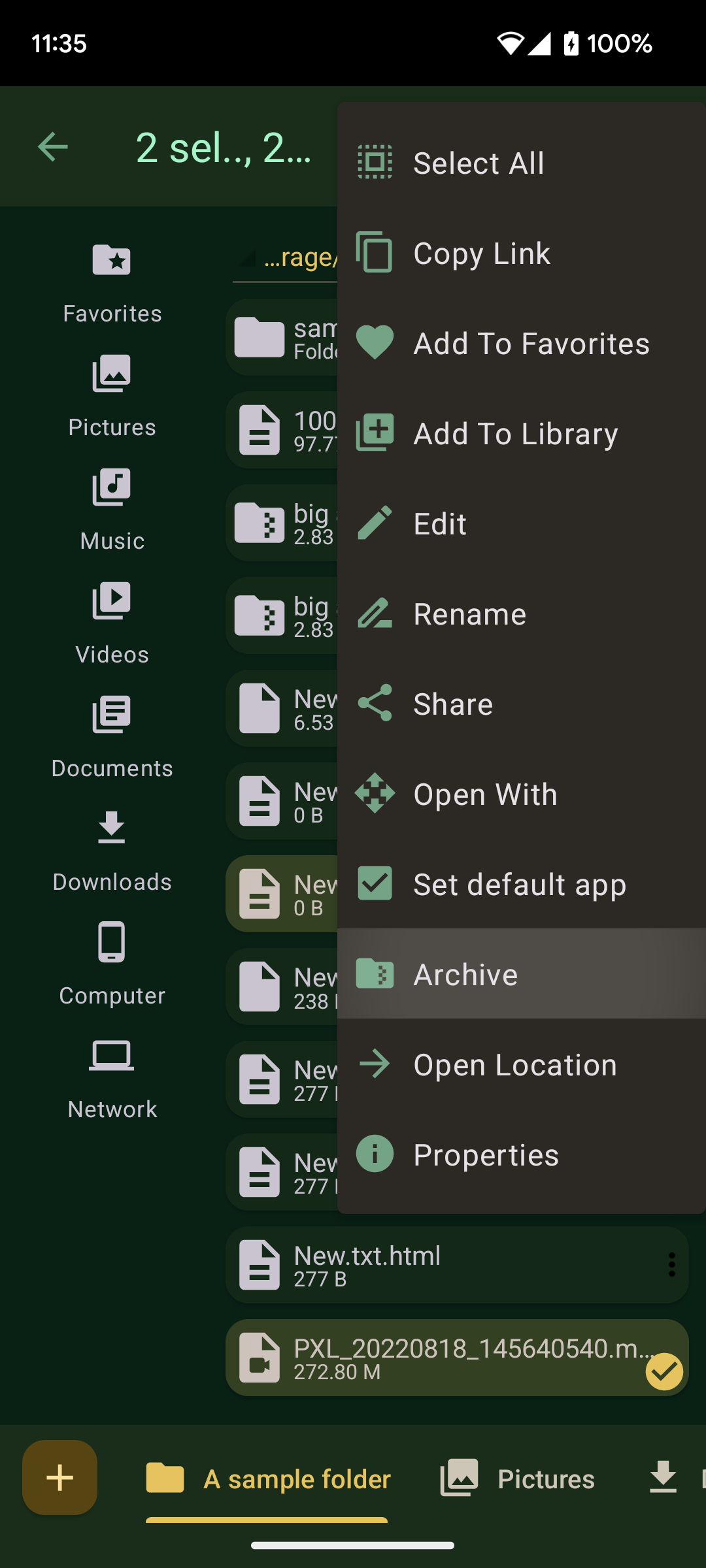 اسکرین شات 3 برنامه Computer File Explorer