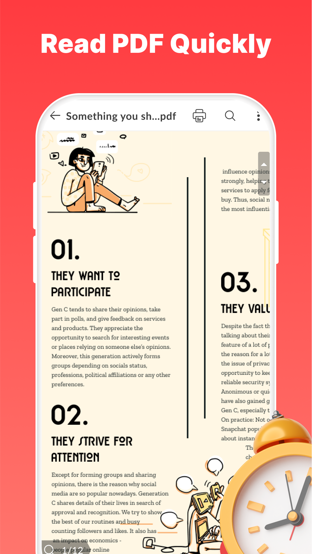اسکرین شات 2 برنامه PDF Reader - PDF Viewer