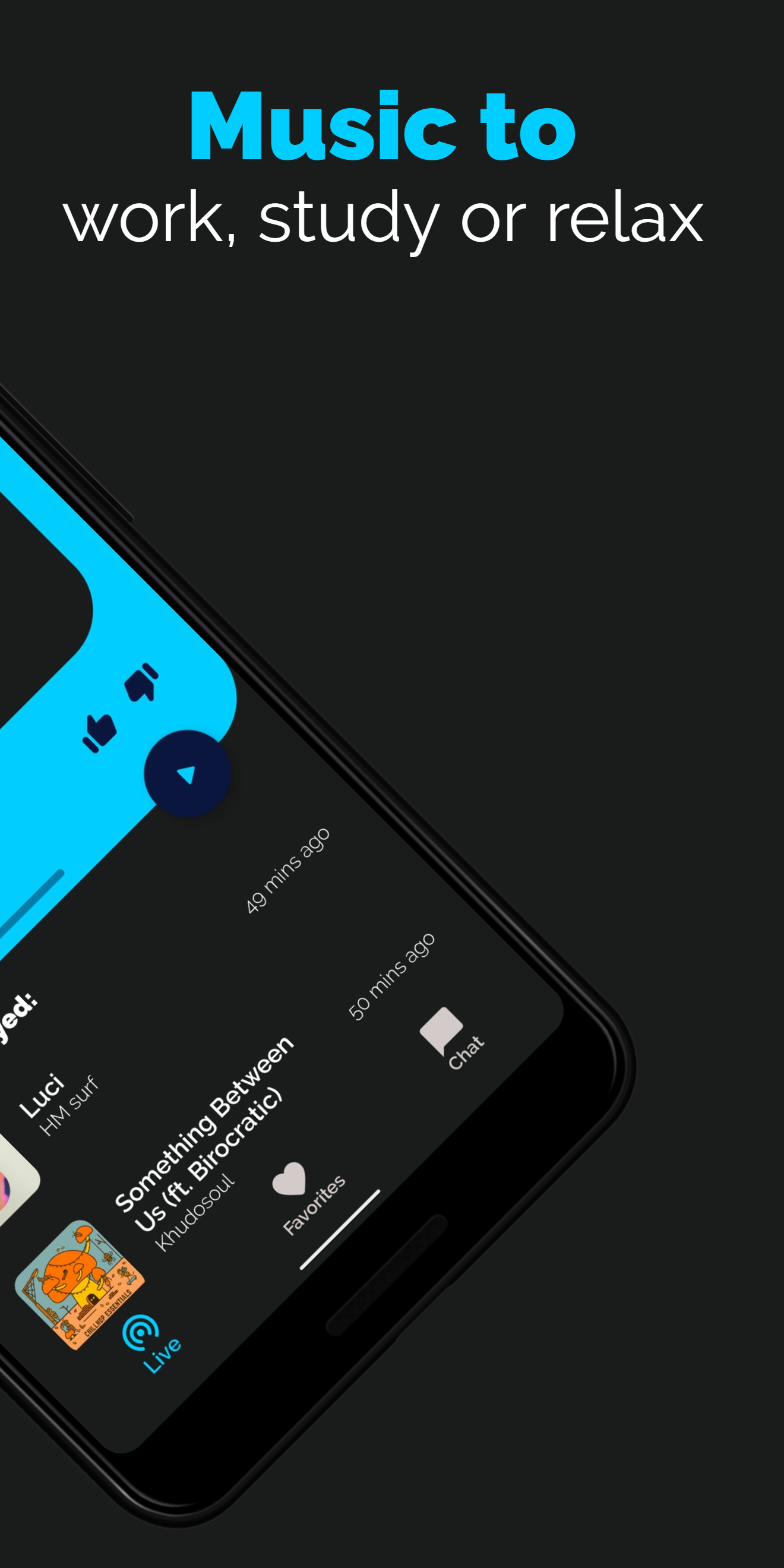 اسکرین شات 2 برنامه Lo-fi 24/7 Hip Hop Radio - Rel