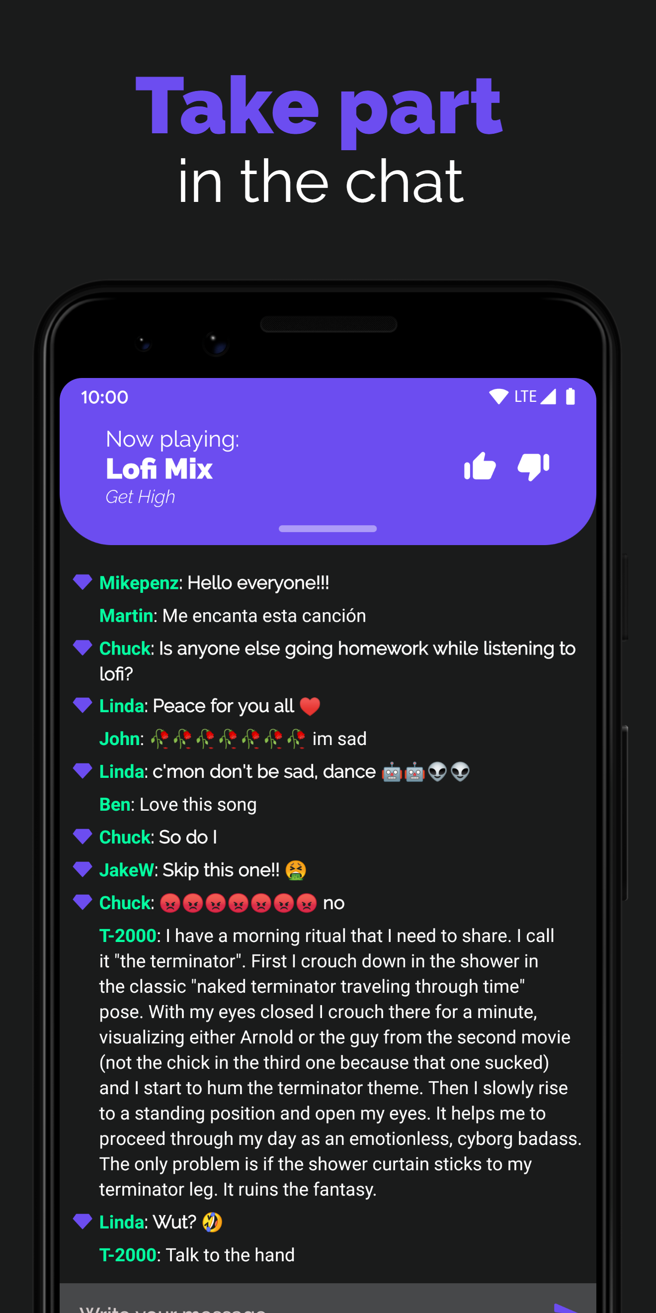 اسکرین شات 5 برنامه Lo-fi 24/7 Hip Hop Radio - Rel