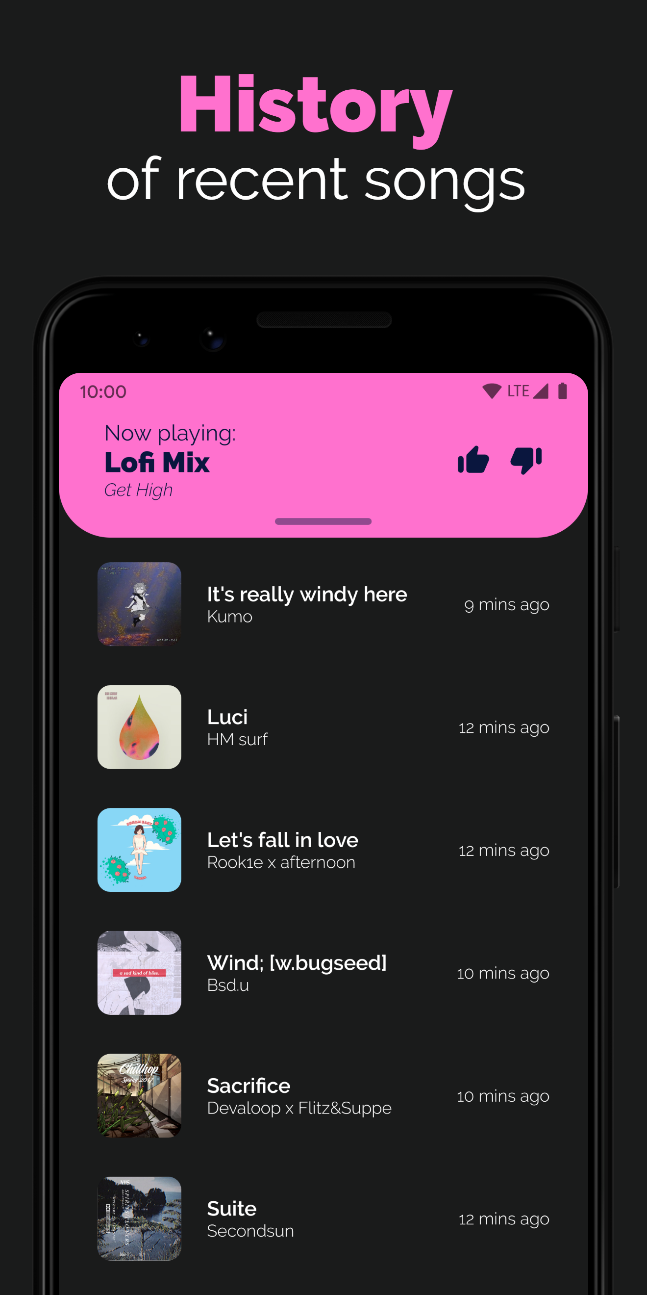 اسکرین شات 3 برنامه Lo-fi 24/7 Hip Hop Radio - Rel