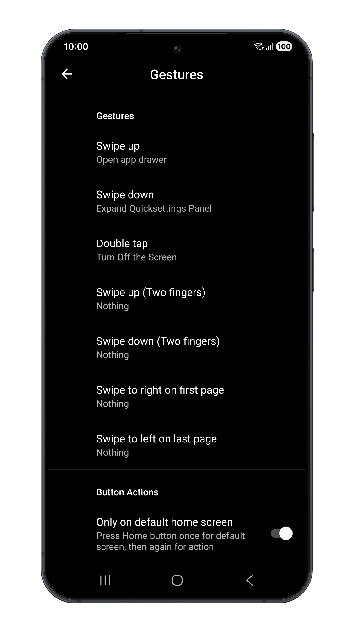 اسکرین شات 5 برنامه Pear Launcher