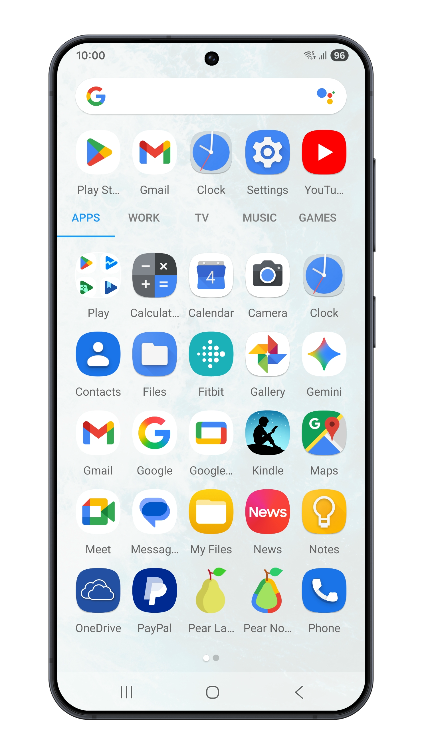 اسکرین شات 7 برنامه Pear Launcher