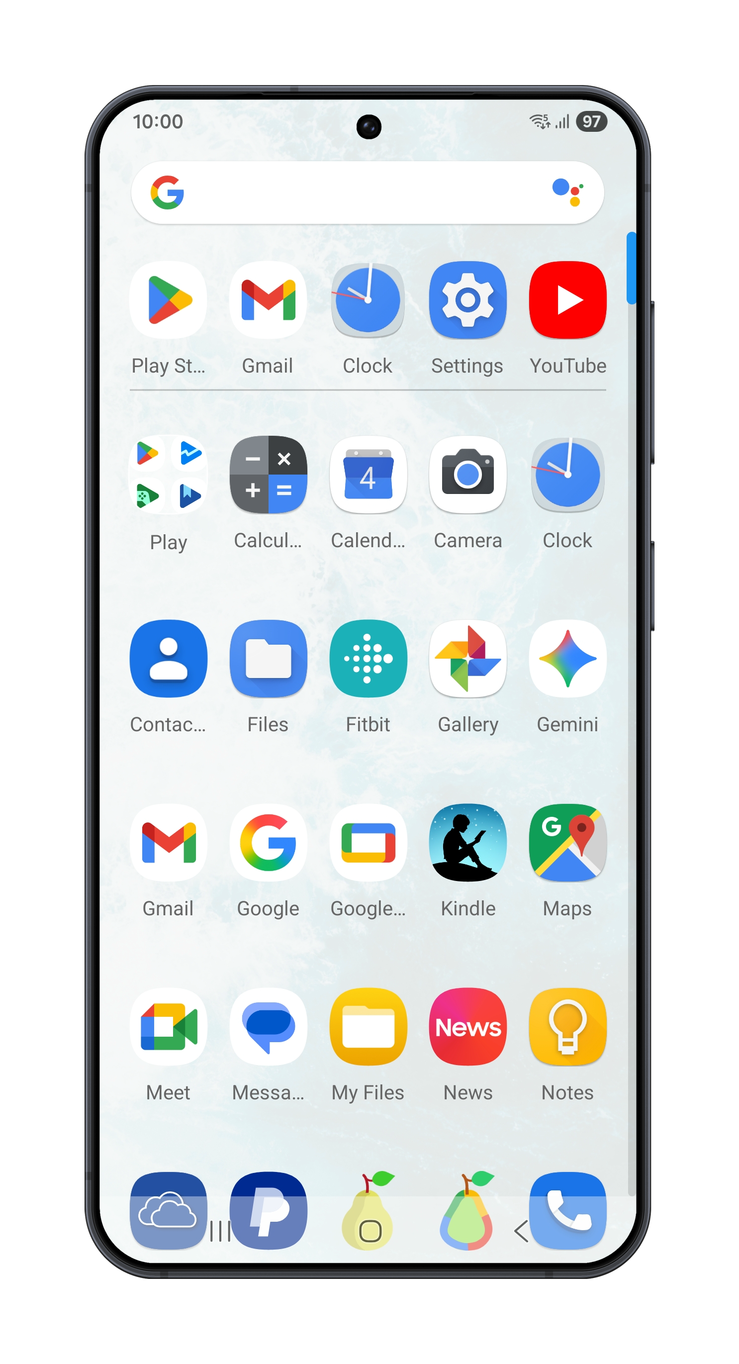 اسکرین شات 8 برنامه Pear Launcher