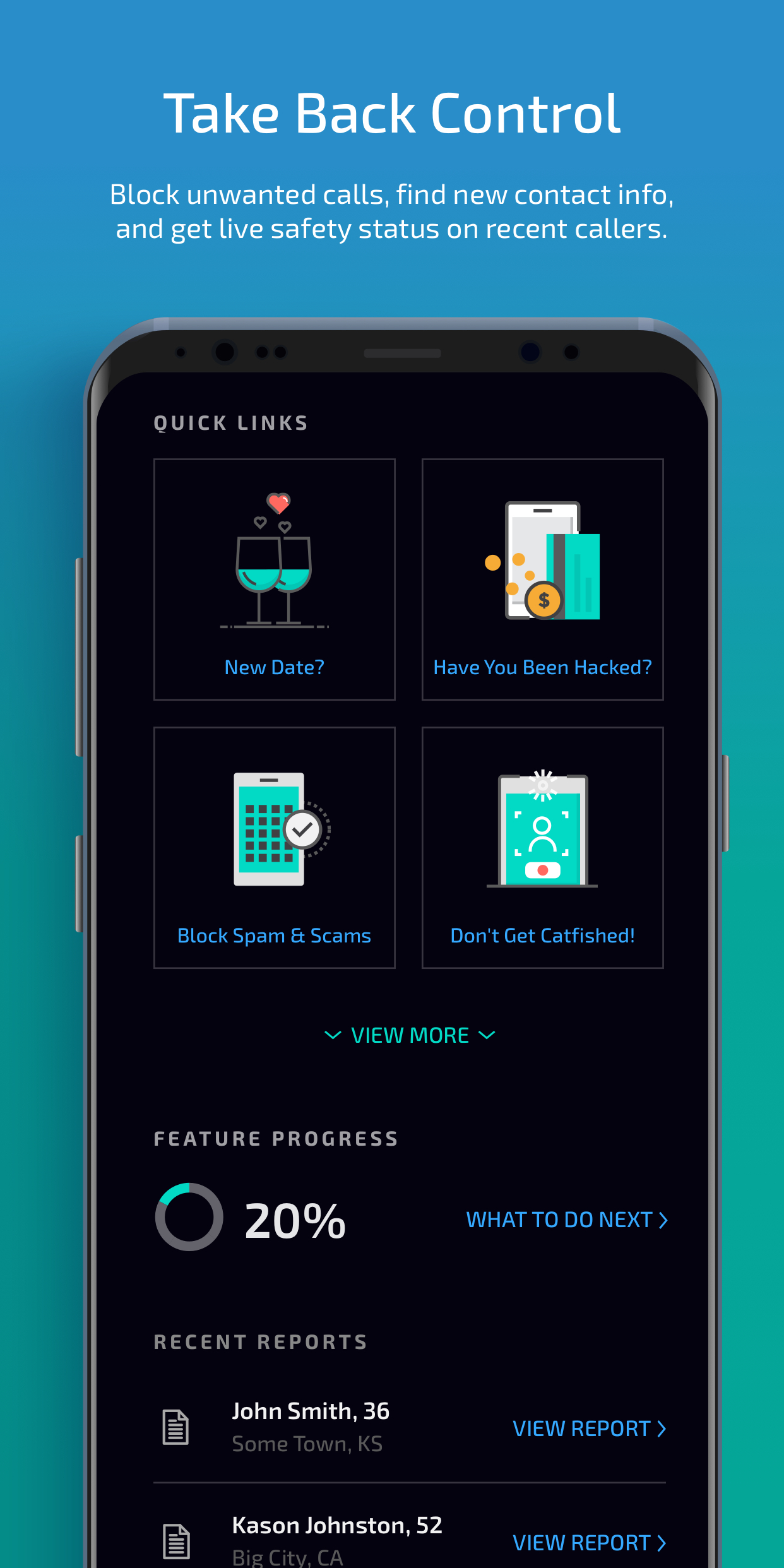 اسکرین شات 5 برنامه PeopleFinders: People Search