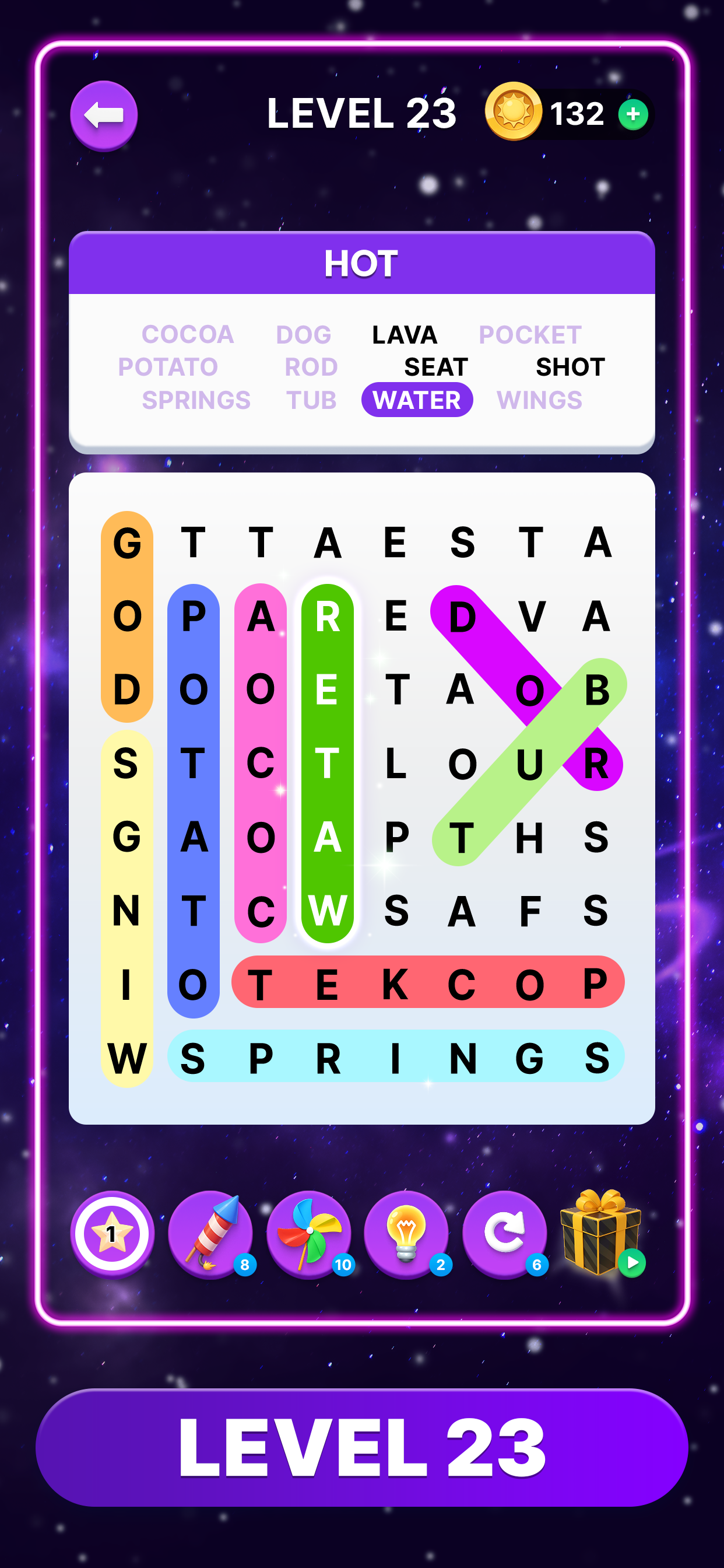 اسکرین شات 3 بازی Wordscapes Search: Word Games