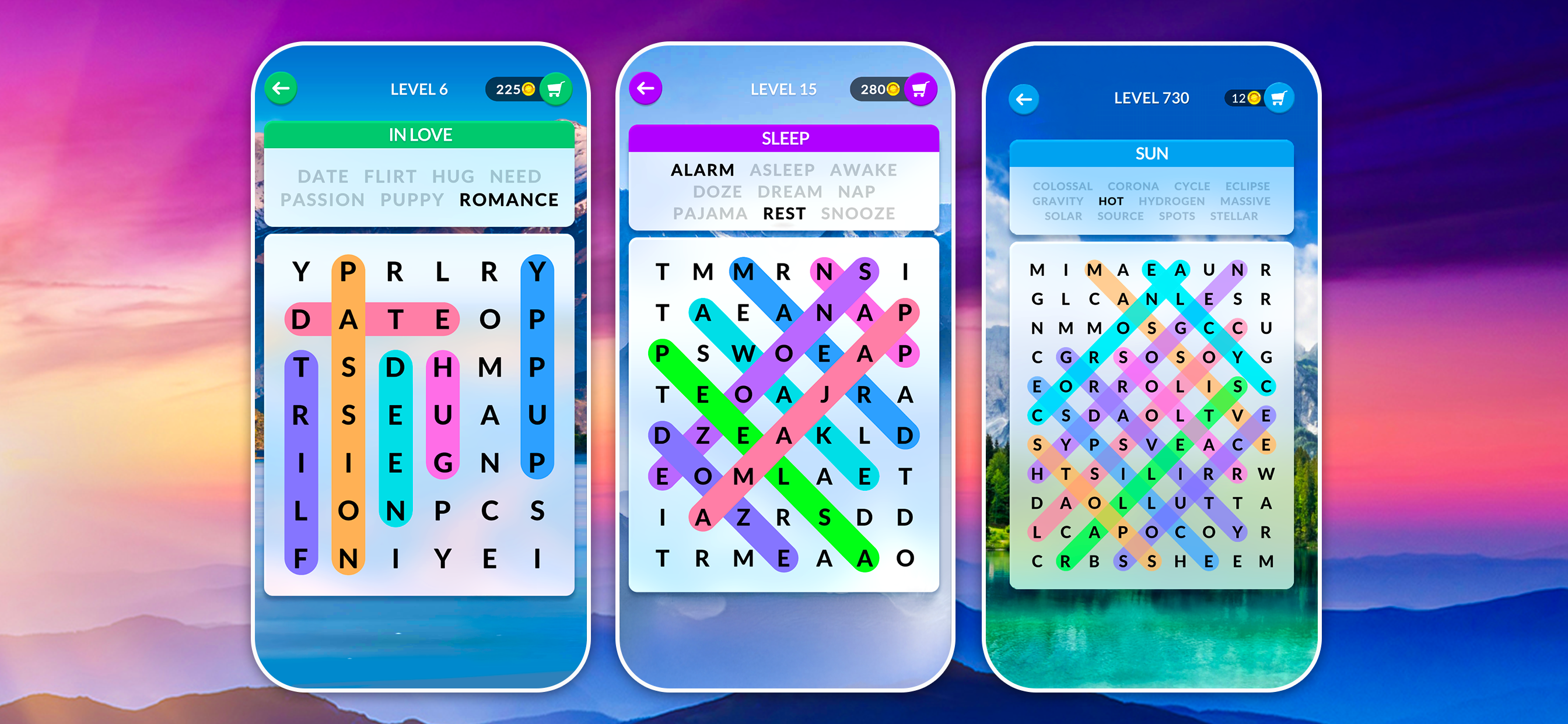 اسکرین شات 1 بازی Wordscapes Search: Word Games