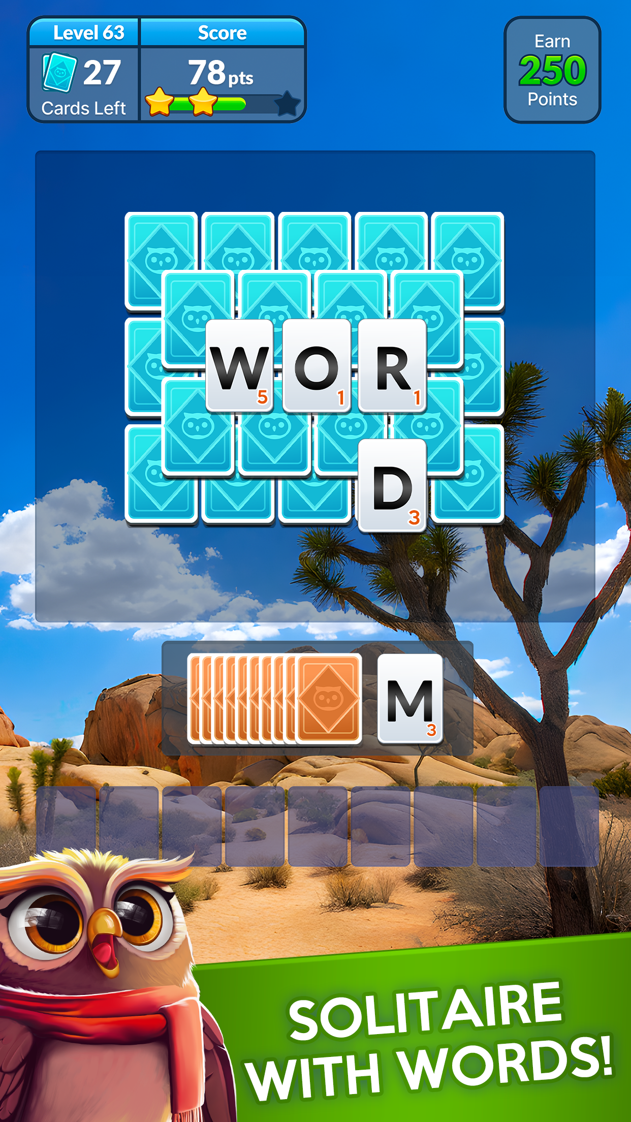اسکرین شات 4 بازی Wordscapes Solitaire