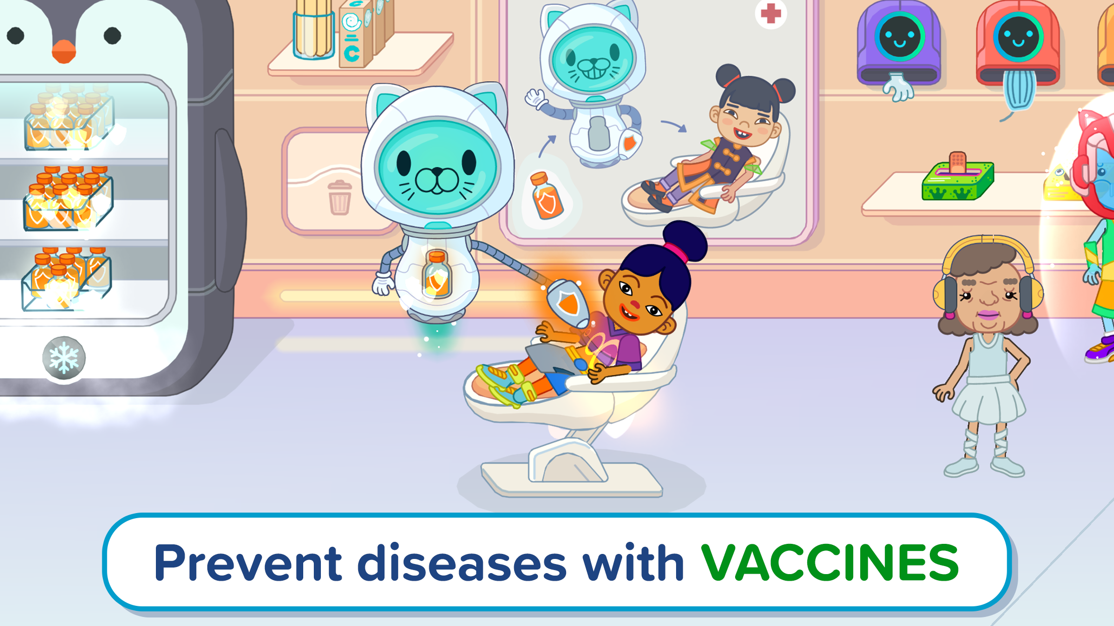 اسکرین شات 3 بازی Pepi Hospital 2: Flu Clinic