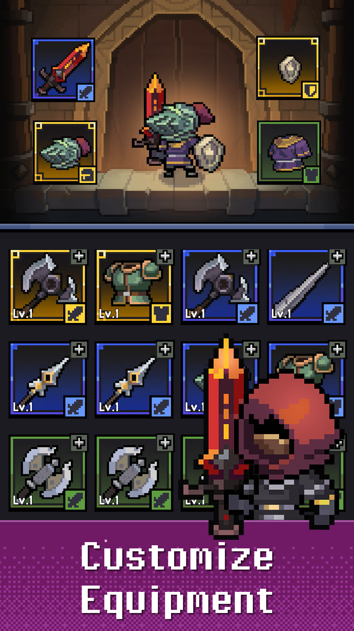 اسکرین شات 3 بازی Heroll : Dice Roguelike