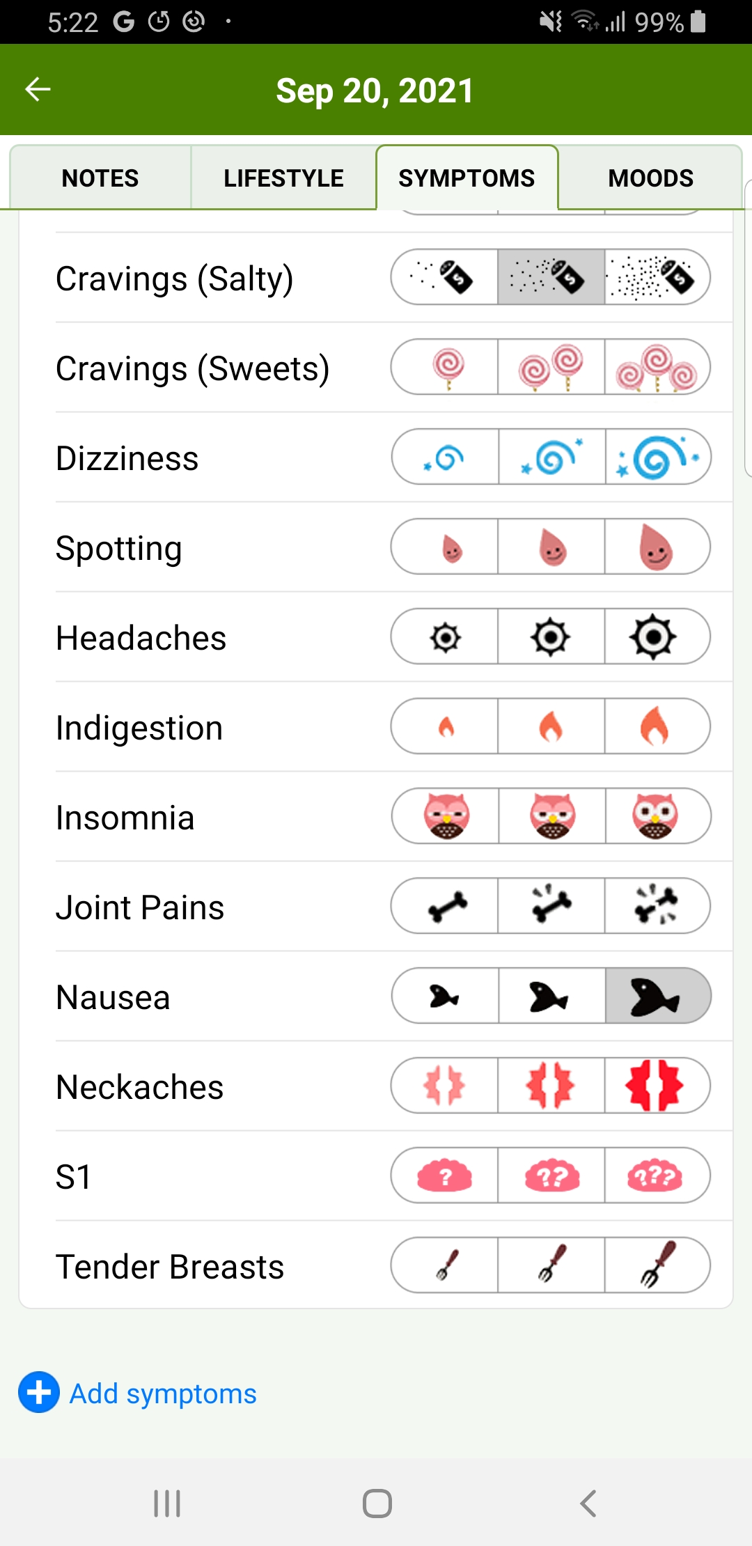 اسکرین شات 2 برنامه Period Tracker
