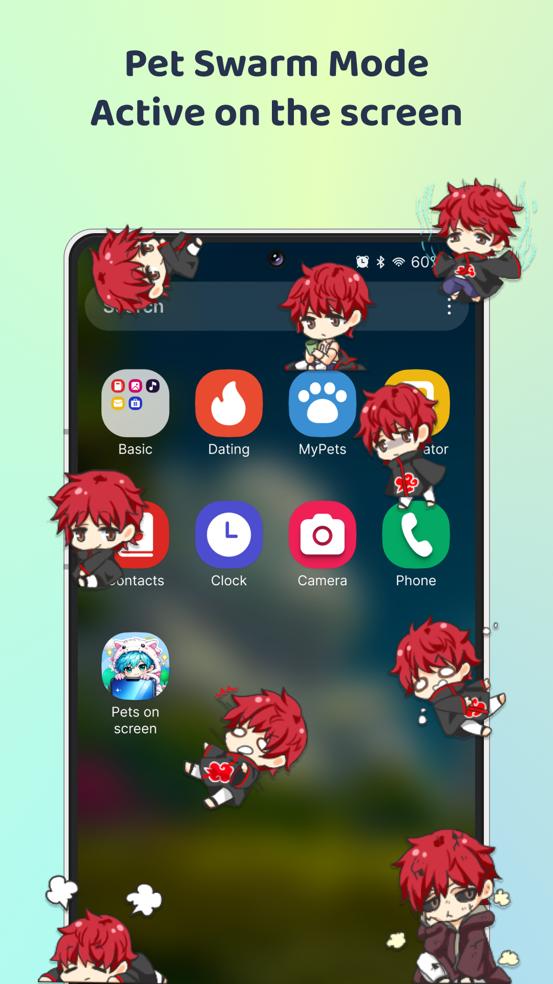 اسکرین شات 5 برنامه Live Anime Shimeji Pets