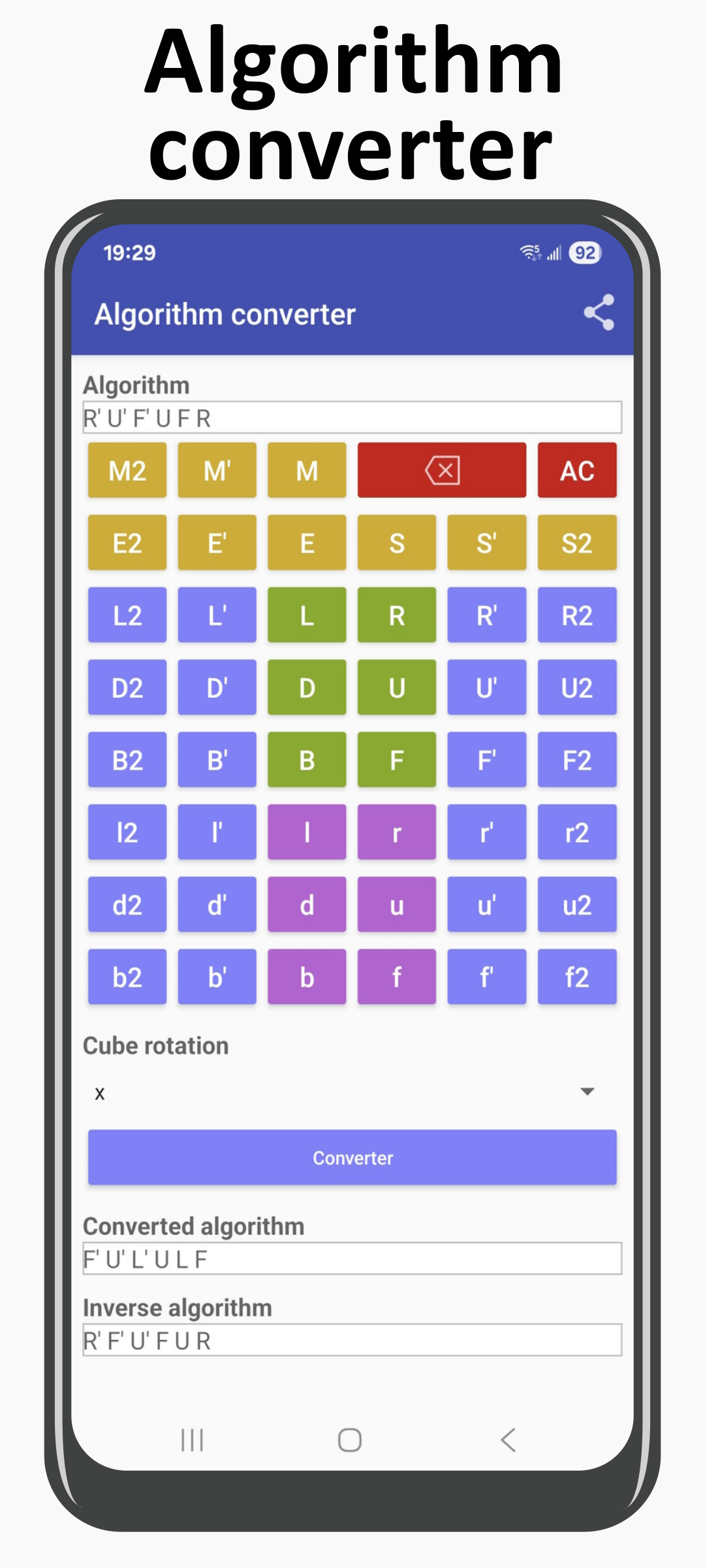 اسکرین شات 5 برنامه Cube Timer