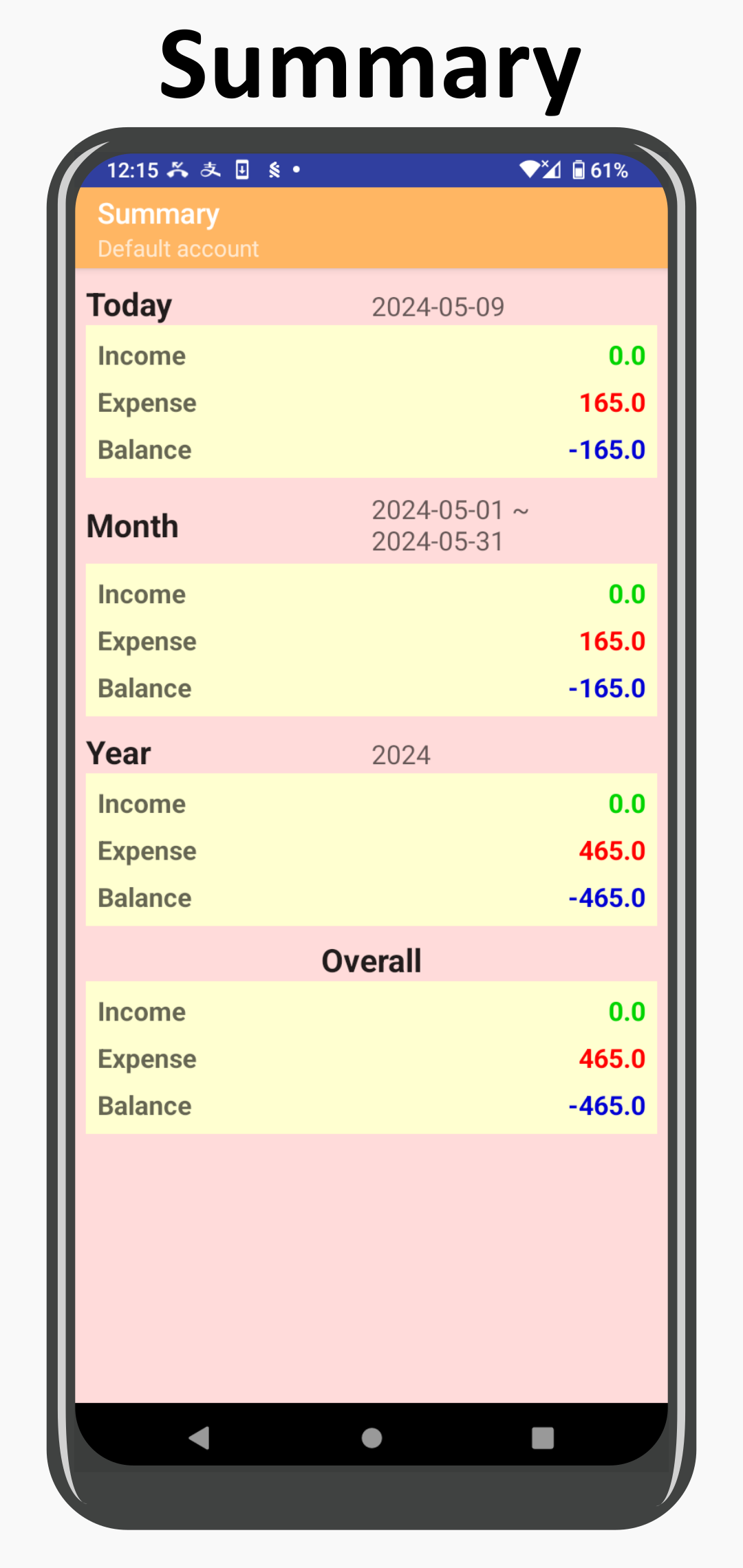 اسکرین شات 5 برنامه Easy Expense