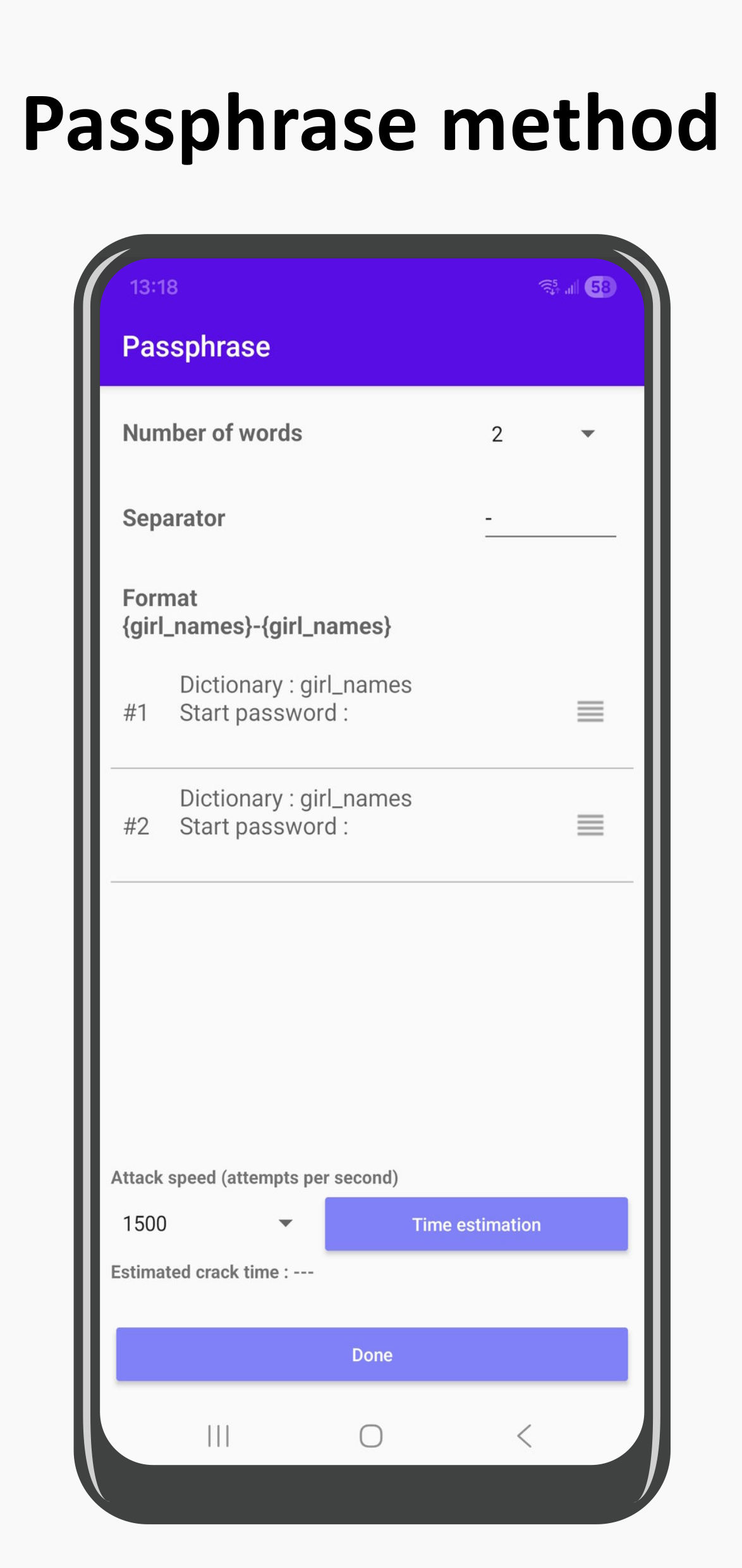 اسکرین شات 6 برنامه ZIP password recovery