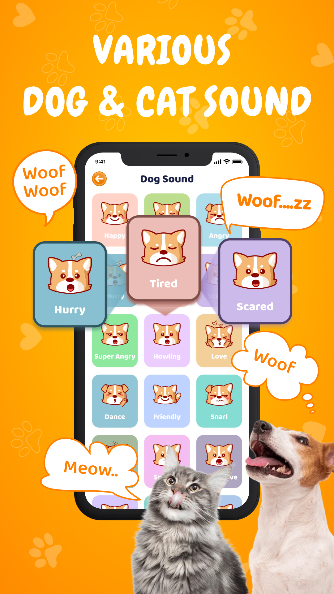اسکرین شات 2 برنامه Cat & Dog Translator Prank App