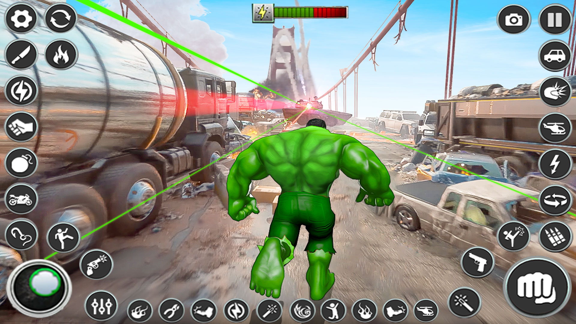 اسکرین شات 3 بازی Incredible Monster Hero Game