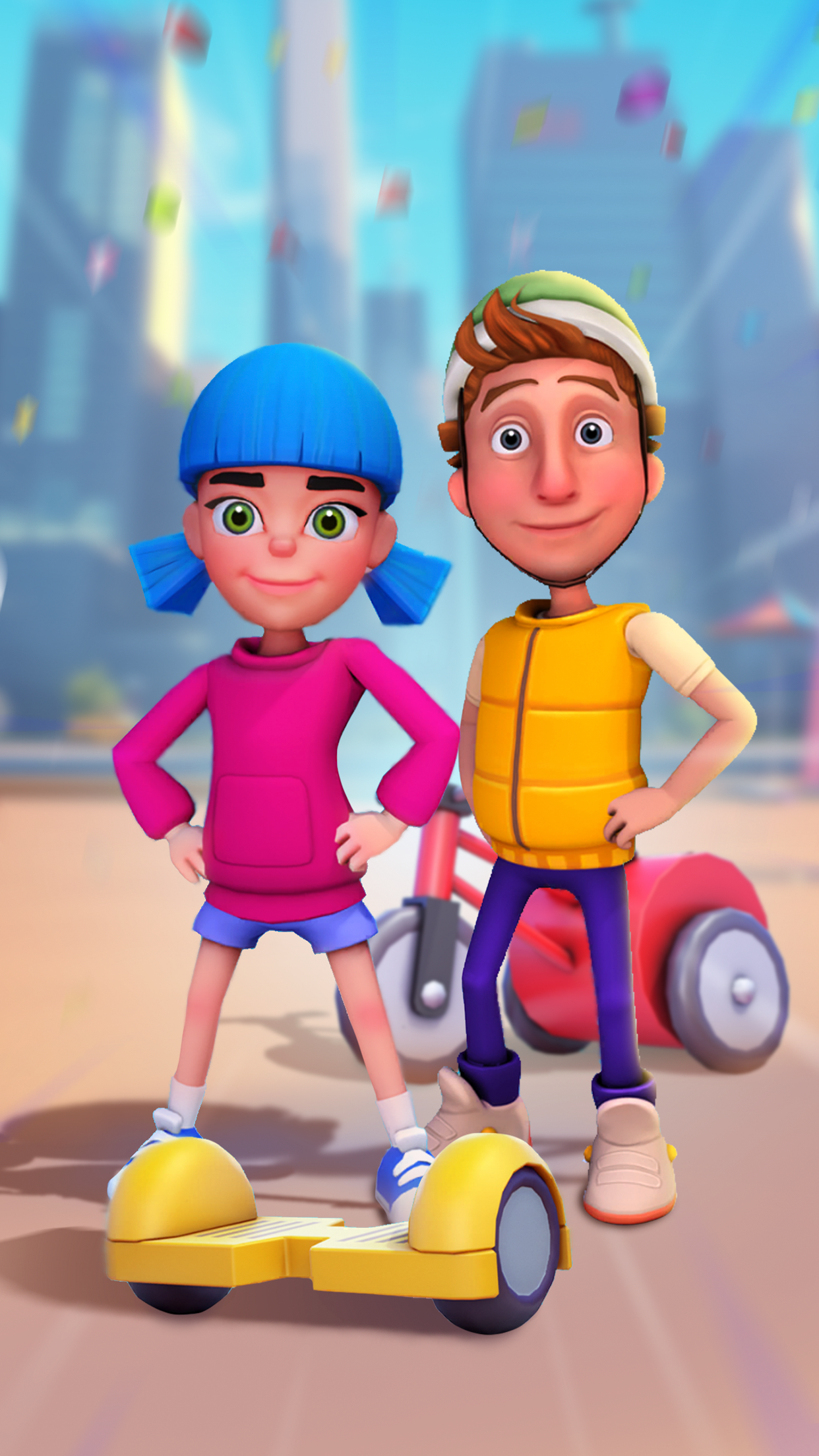 اسکرین شات 4 بازی Paper Boy Race: Running game