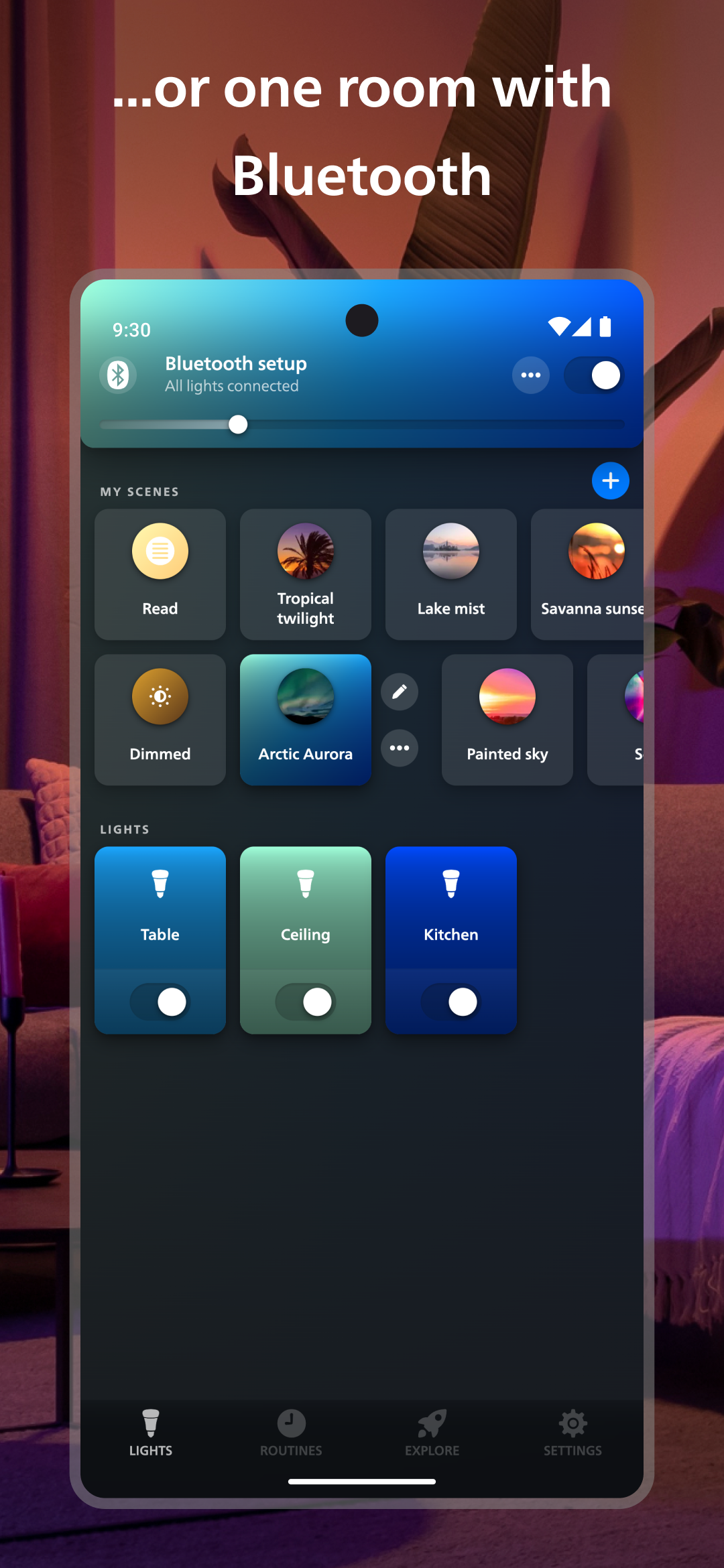 اسکرین شات 3 برنامه Philips Hue