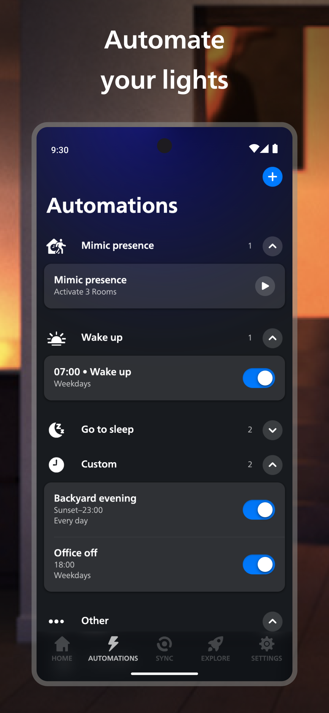 اسکرین شات 7 برنامه Philips Hue