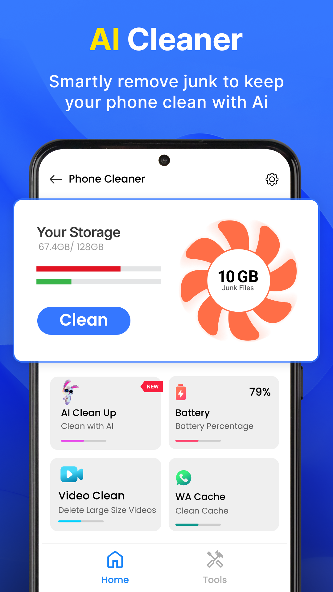 اسکرین شات 2 برنامه Phone Cleaner - All in one