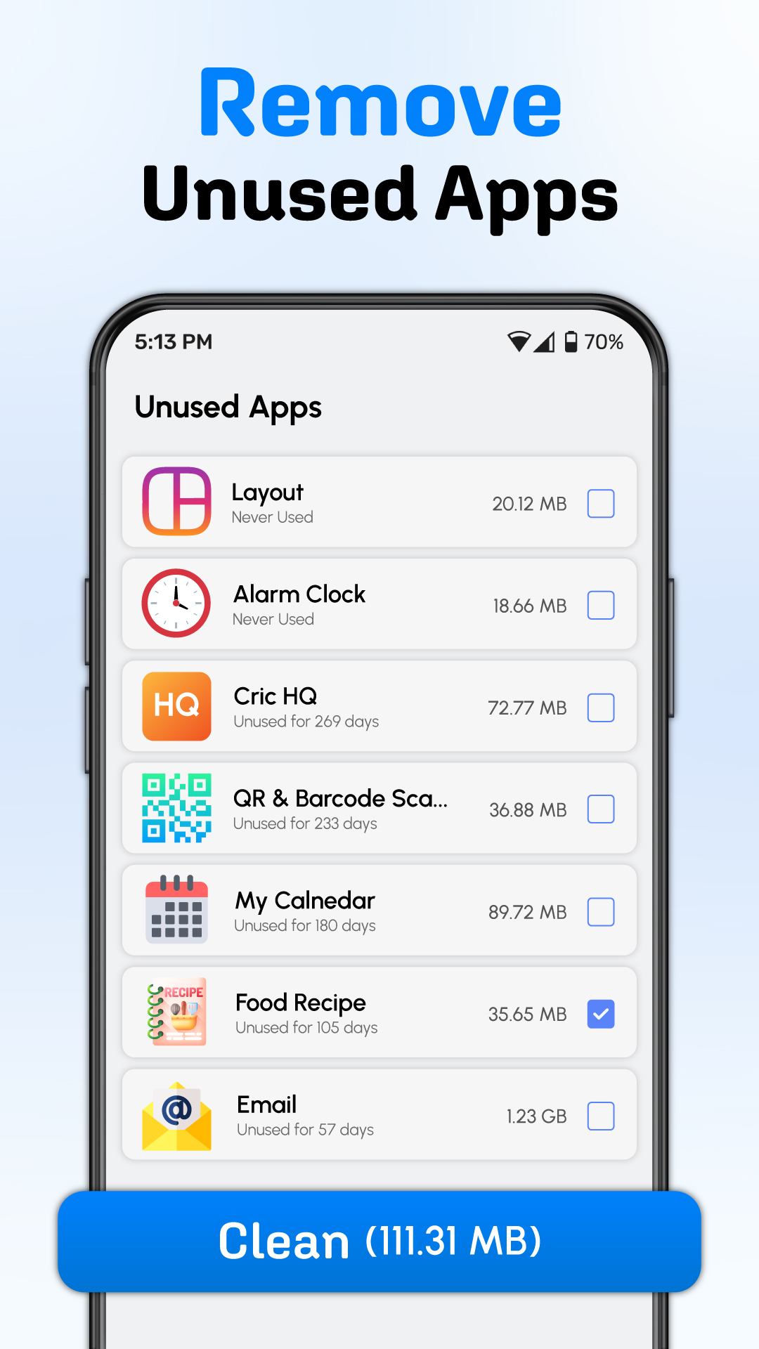 اسکرین شات 4 برنامه Storage Cleaner for Android