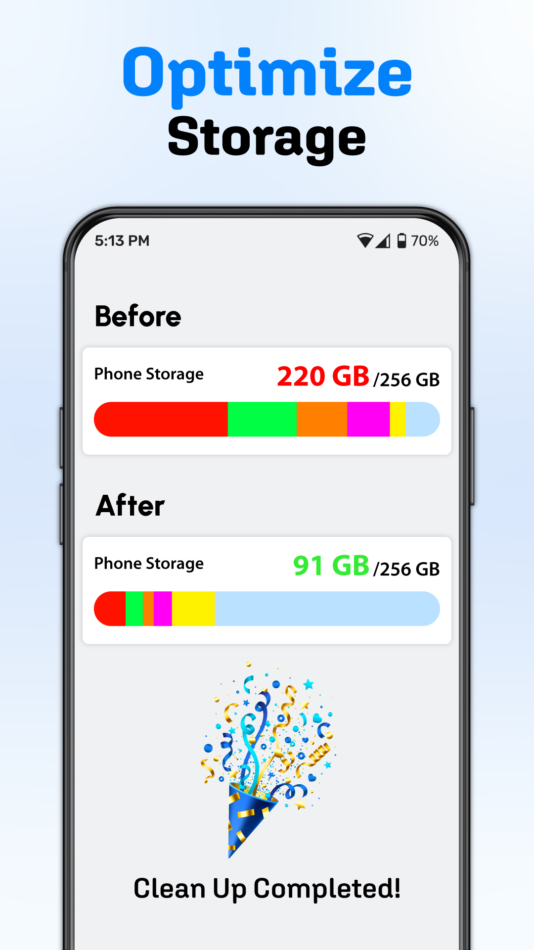 اسکرین شات 3 برنامه Storage Cleaner for Android
