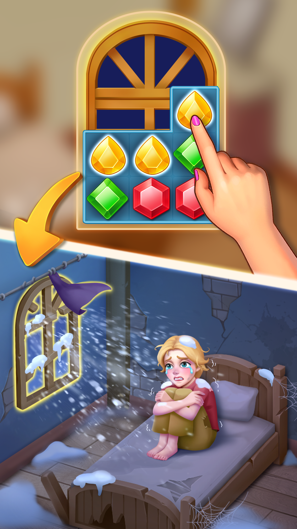 اسکرین شات 2 بازی Jewel Hunter - Match 3 Games