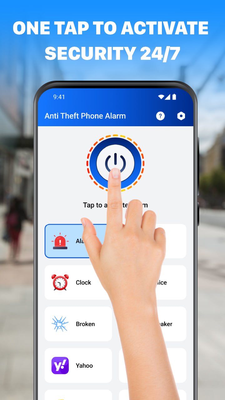 اسکرین شات 6 برنامه Anti Theft Phone Alarm