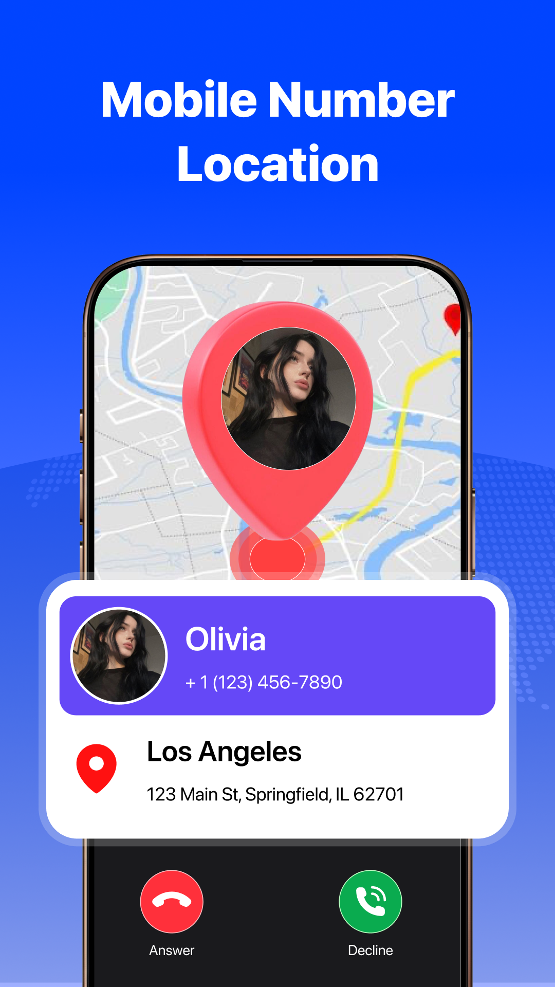 اسکرین شات 1 برنامه Phone Tracker - GPS Locator