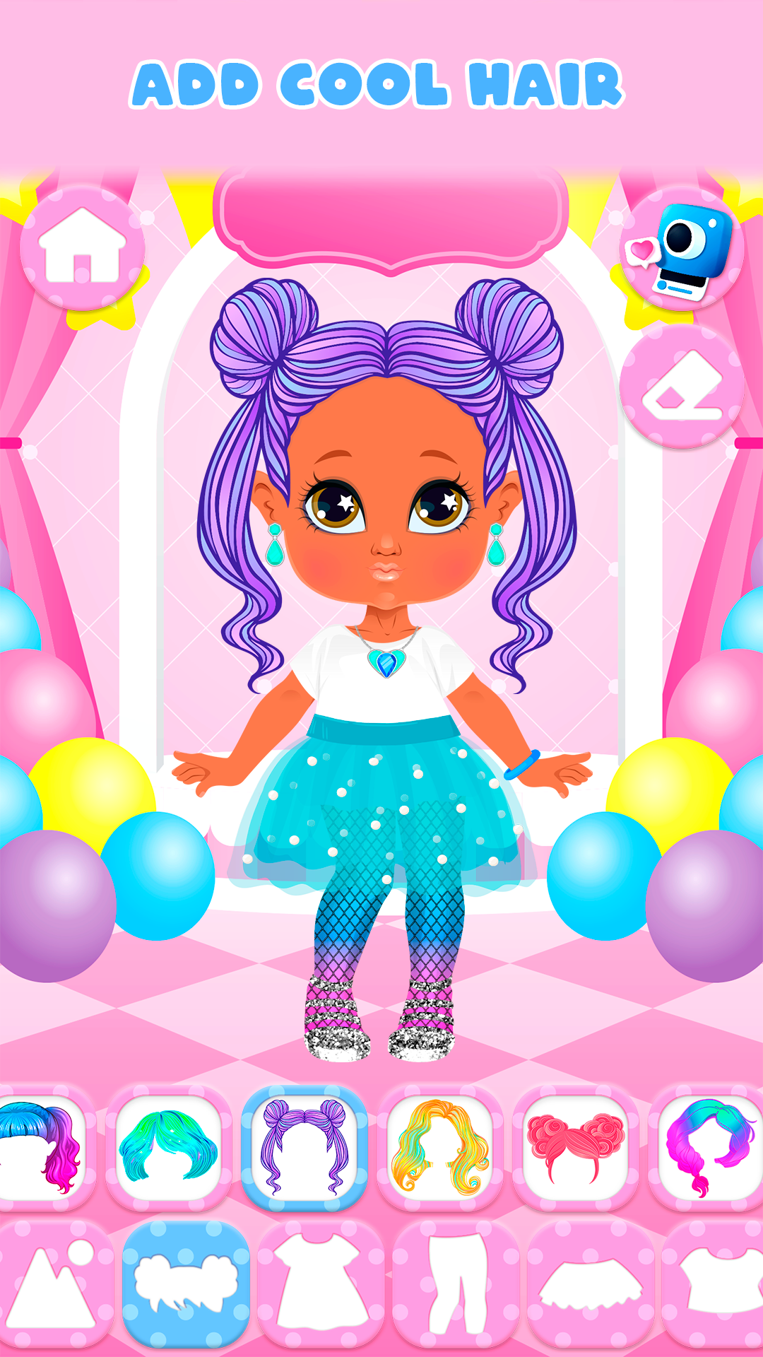 اسکرین شات 4 بازی Dress: games for girls Offline