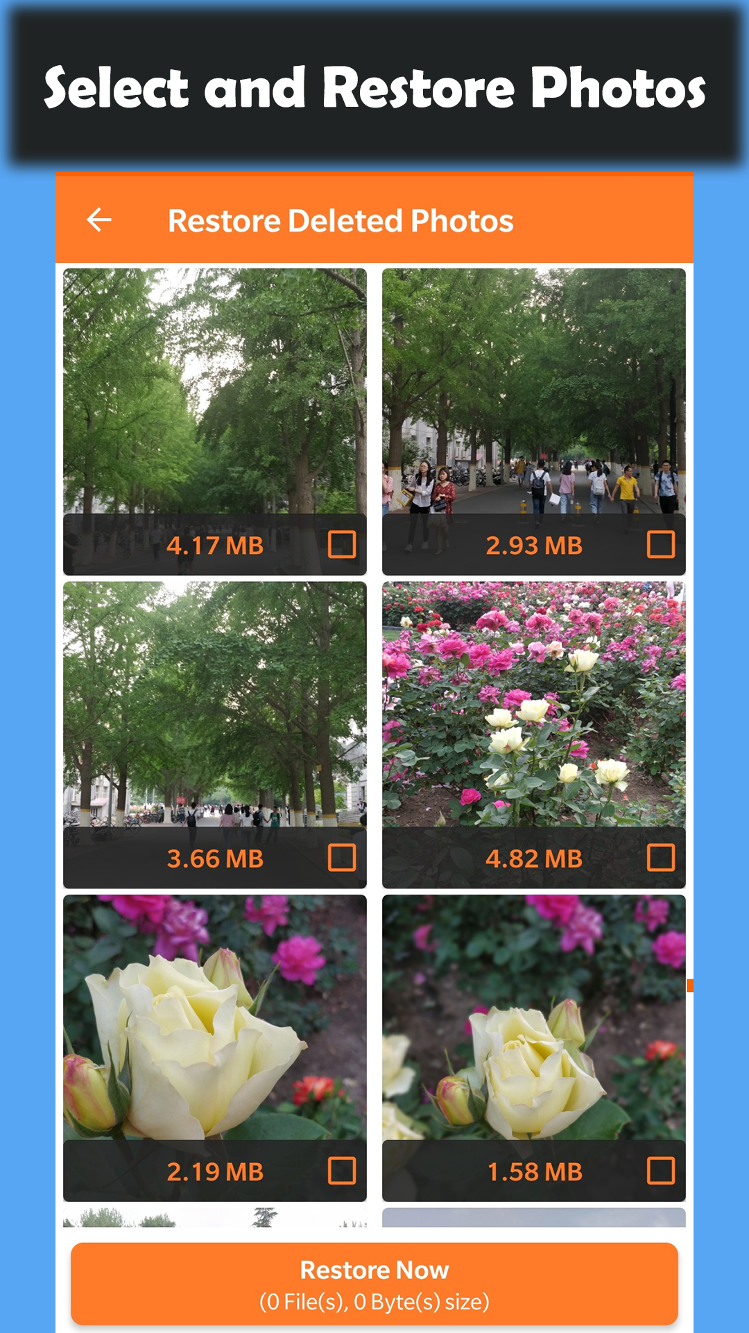 اسکرین شات 4 برنامه Deleted Photo Recovery