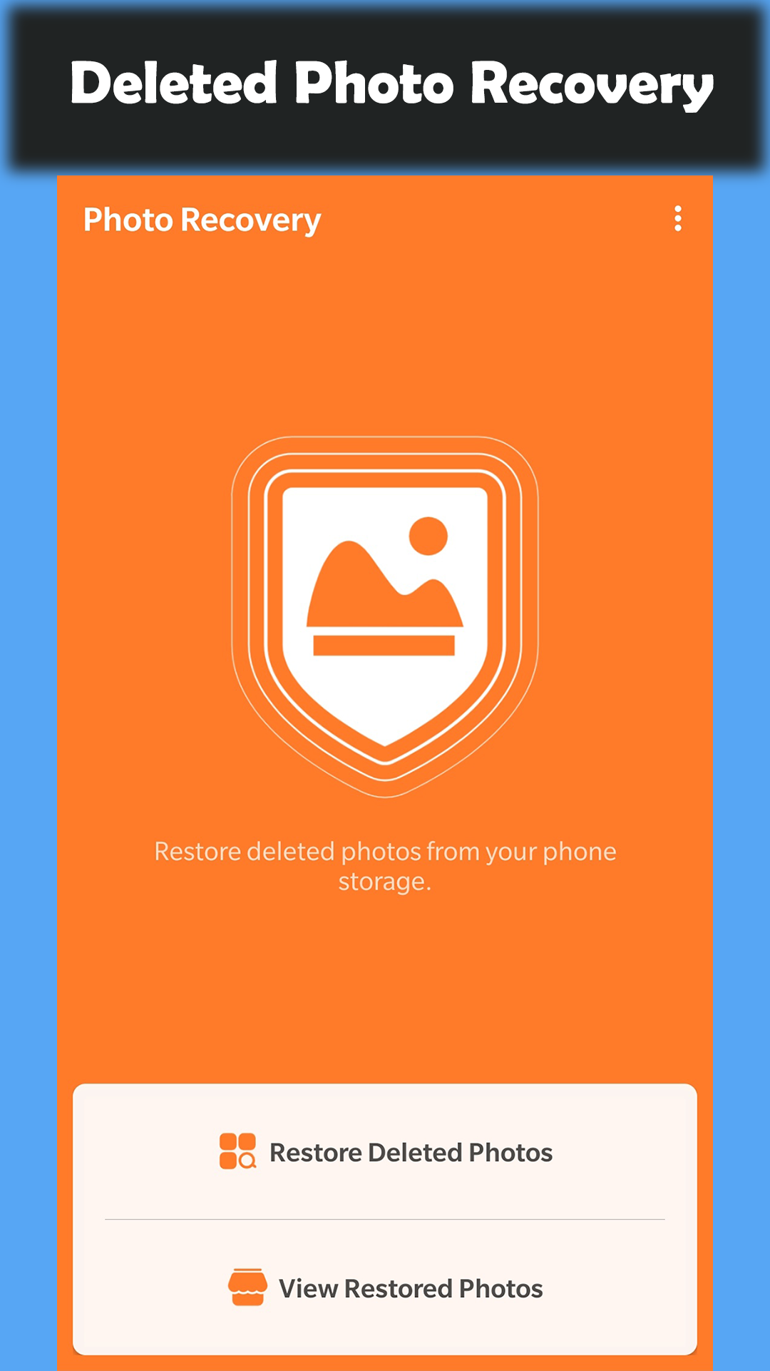 اسکرین شات 1 برنامه Deleted Photo Recovery