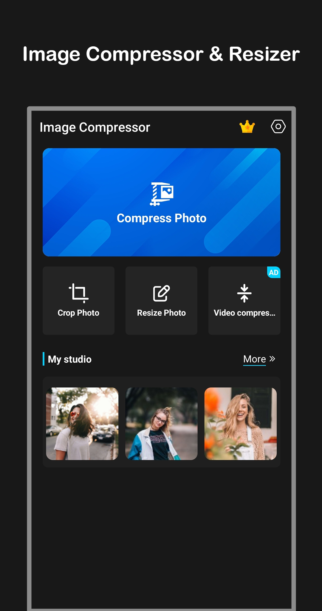 اسکرین شات 1 برنامه Photo and Picture Resizer
