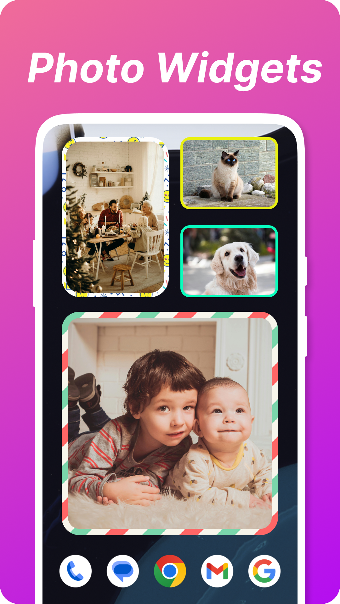 اسکرین شات 3 برنامه Gif Widget & Photo Widget