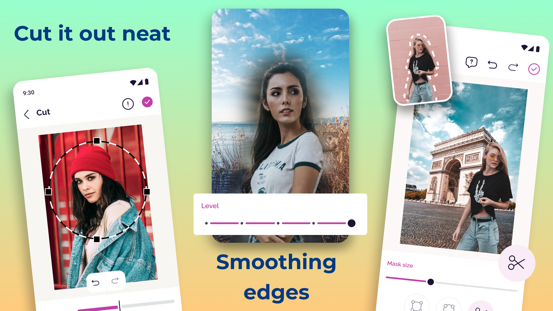 اسکرین شات 5 برنامه Cut and Paste Photos