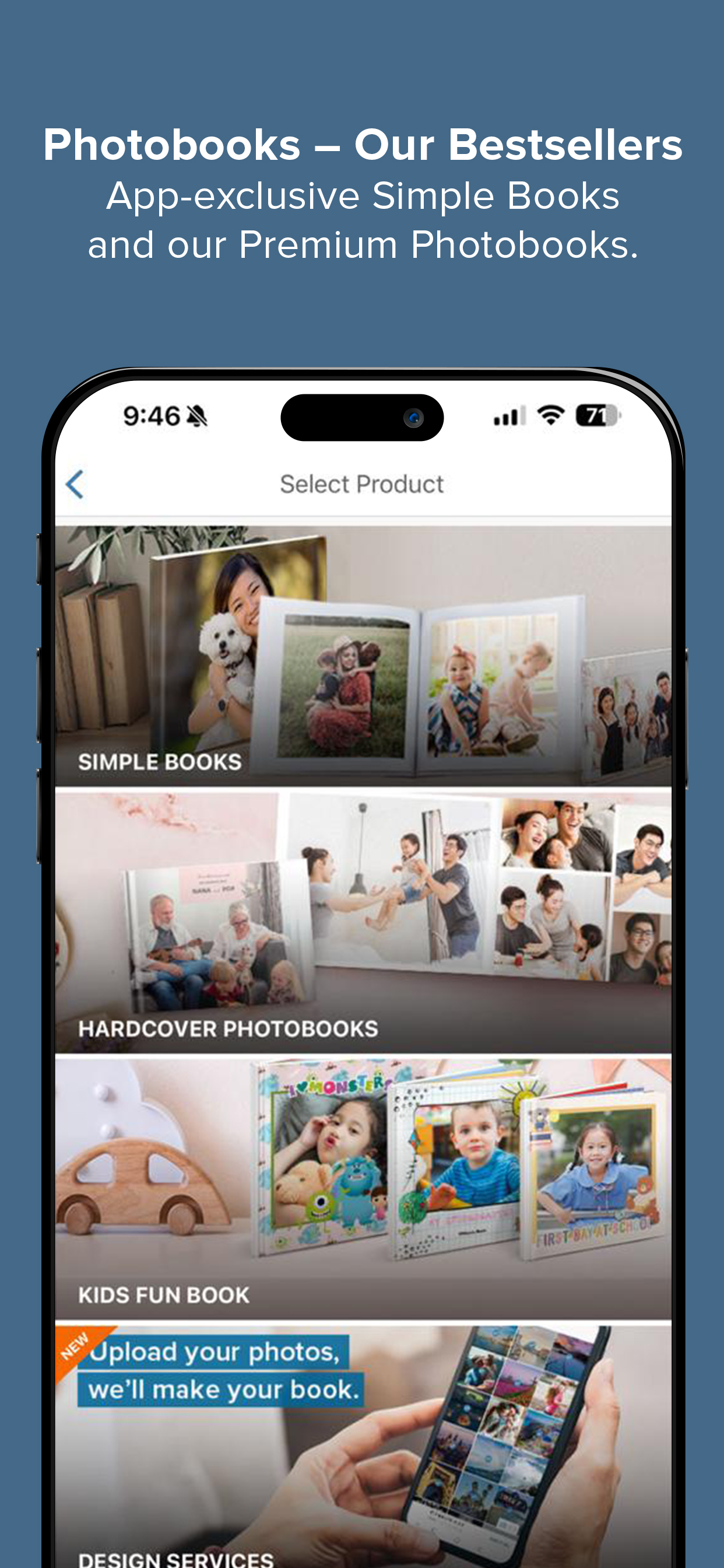 اسکرین شات 4 برنامه Photobook: Photo Books & Gifts