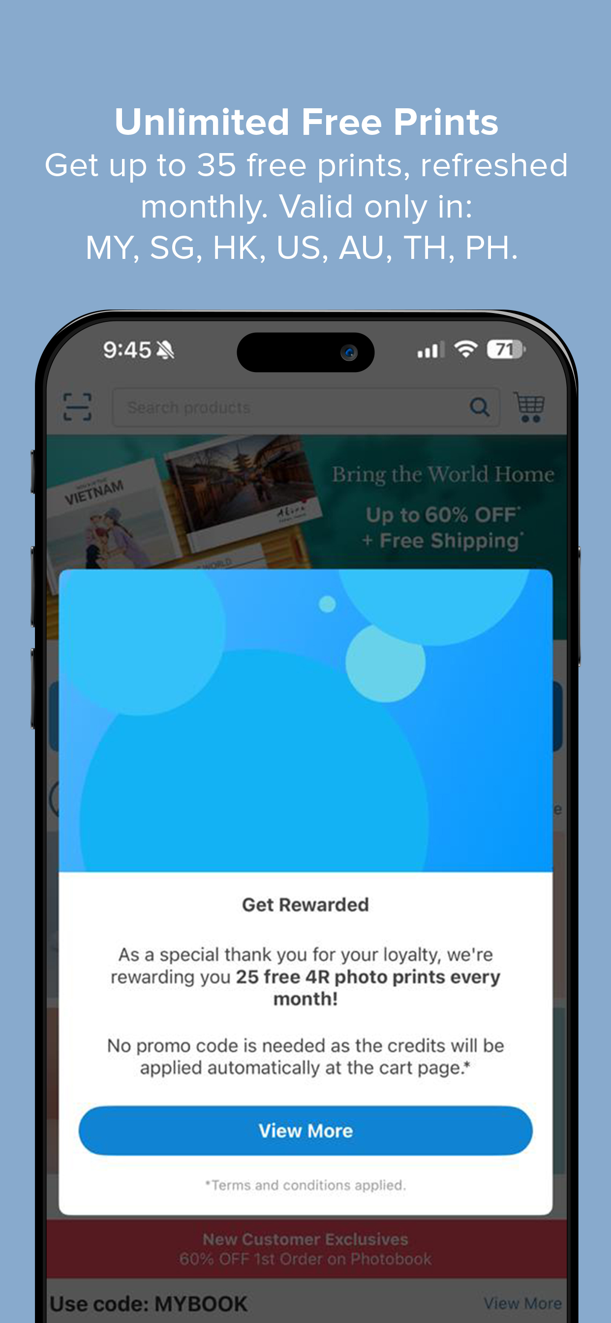 اسکرین شات 5 برنامه Photobook: Photo Books & Gifts