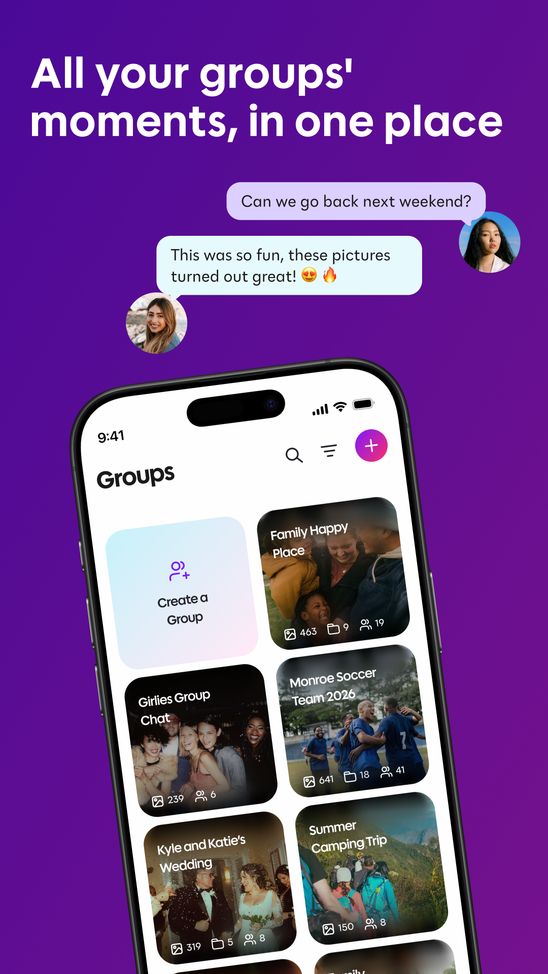 اسکرین شات 2 برنامه Groupsy by Photobucket