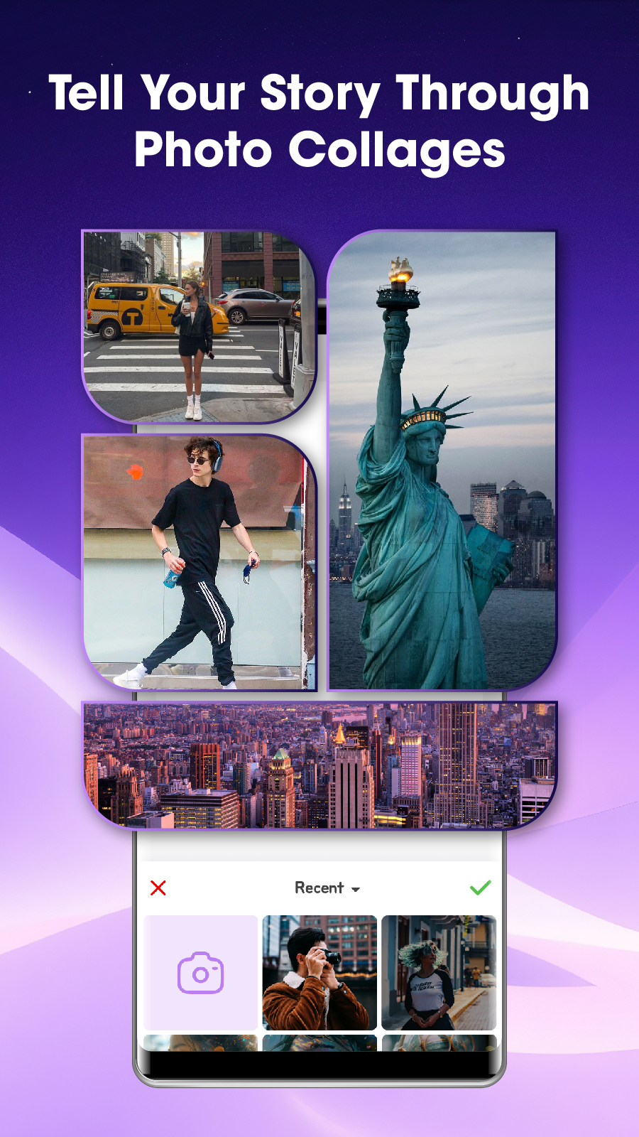 اسکرین شات 1 برنامه PIP Collage Maker & Editor