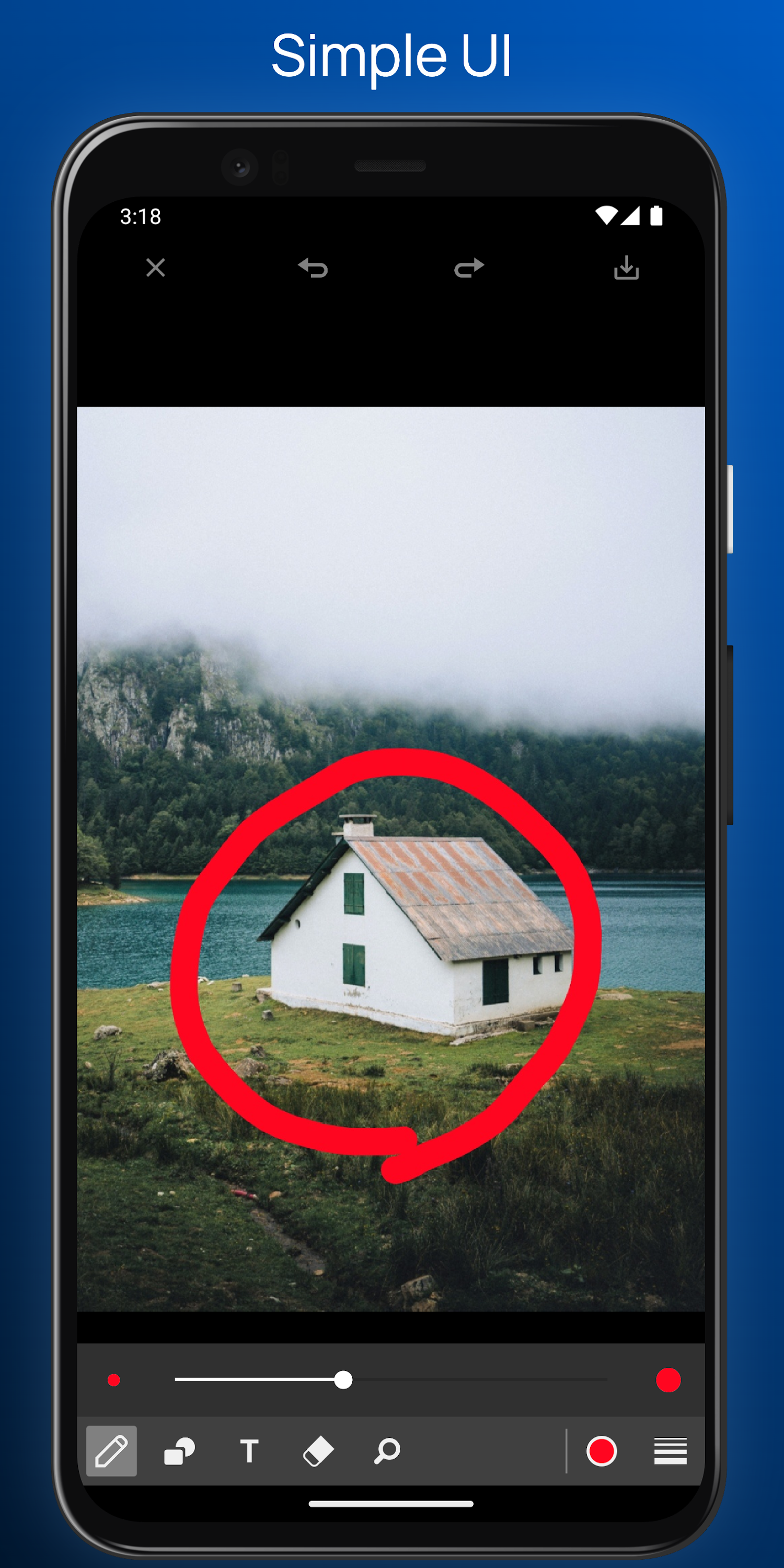 اسکرین شات 1 برنامه Photo Paint / Draw On Photo