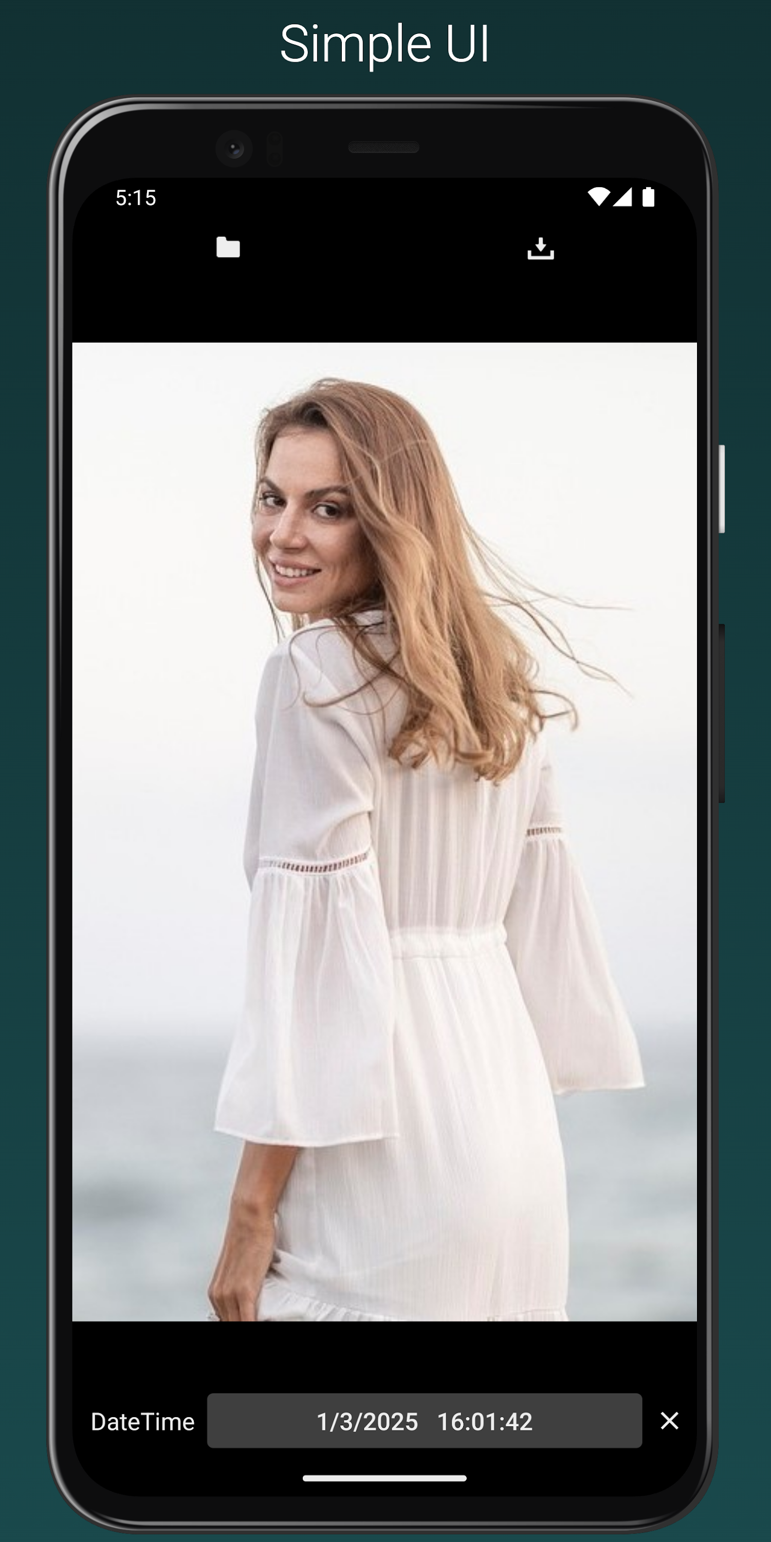 اسکرین شات 1 برنامه Image Date Editor