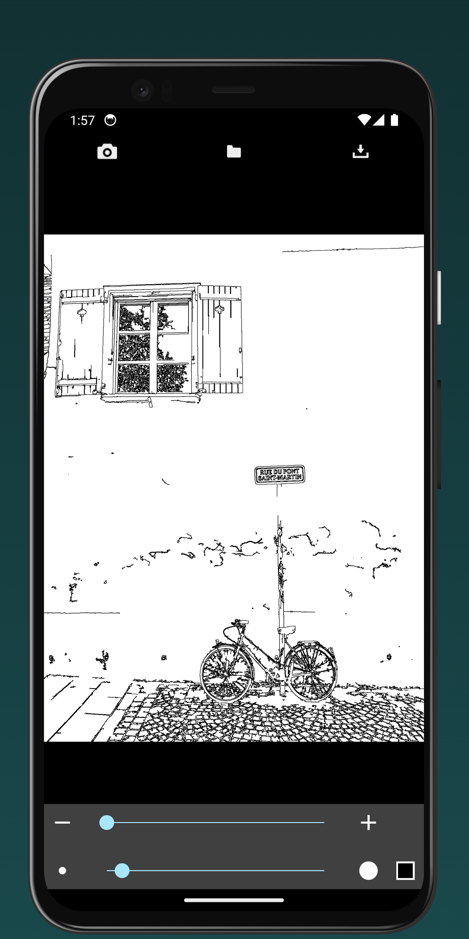 اسکرین شات 7 برنامه Outline Photo
