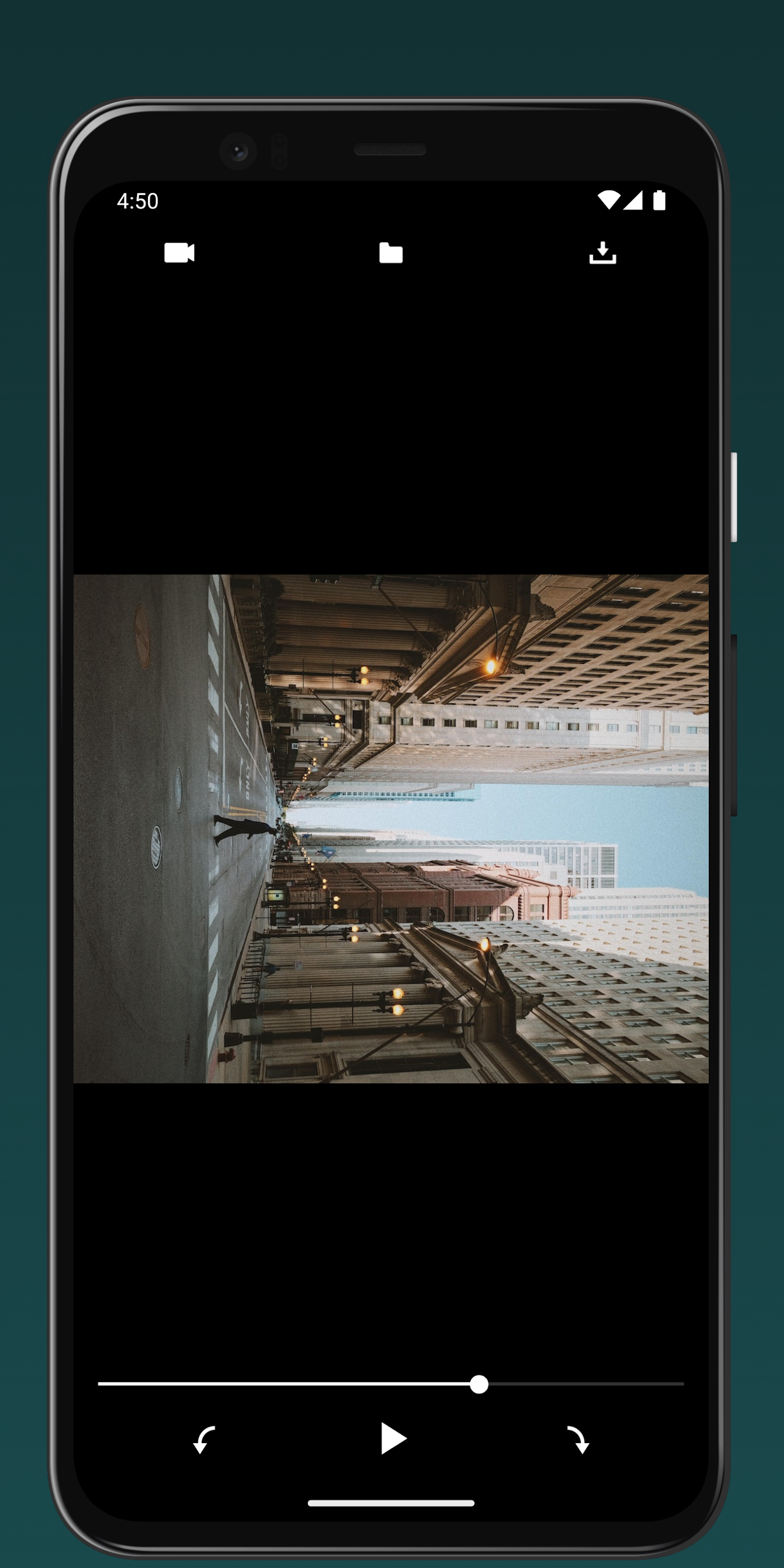 اسکرین شات 4 برنامه Rotate Video